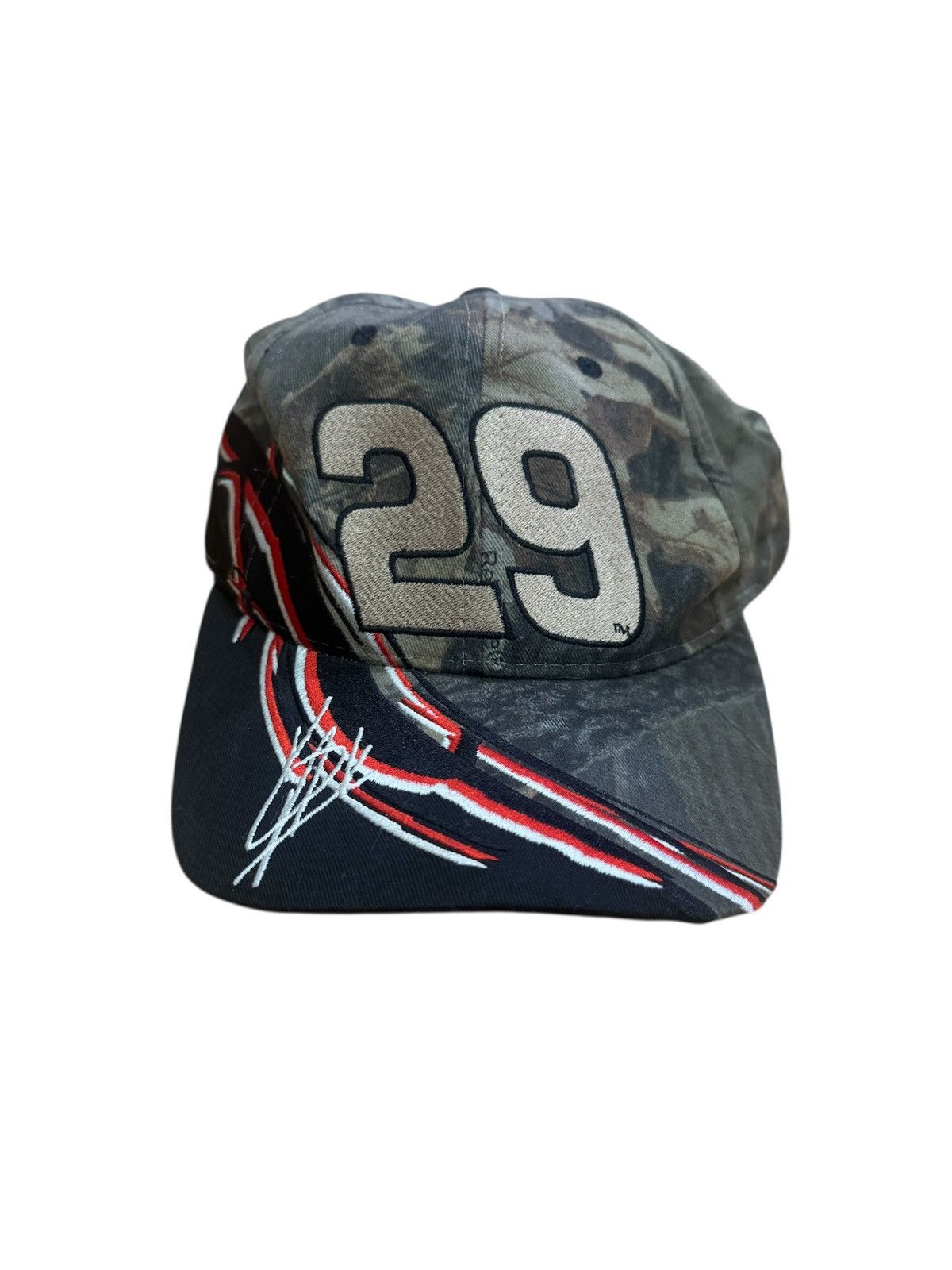 NASCAR VINTAGE NASCAR CAMO CAP REALTREE KEVIN HARVICK Size ONE SIZE - 1 Thumbnail