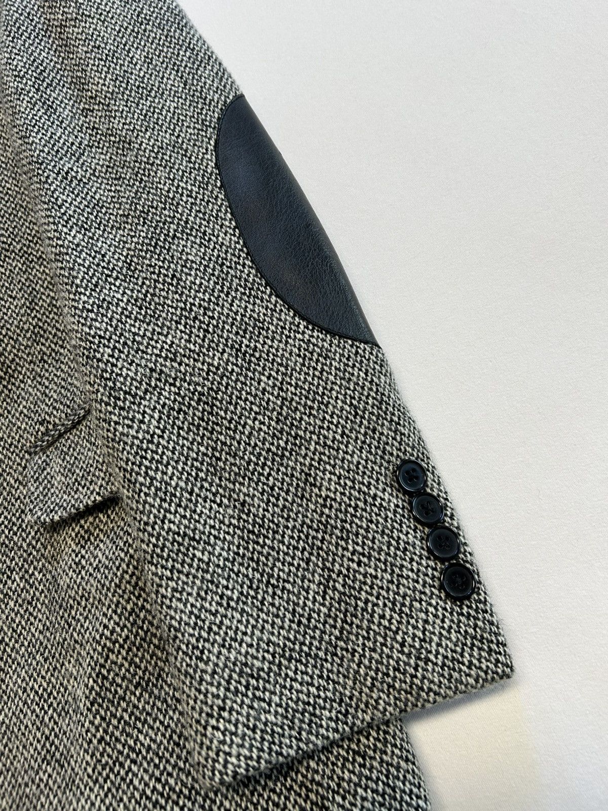 Hedi Slimane × Saint Laurent Paris FW2013 Runway Tweed Wool Blazer Size 48L - 5 Thumbnail