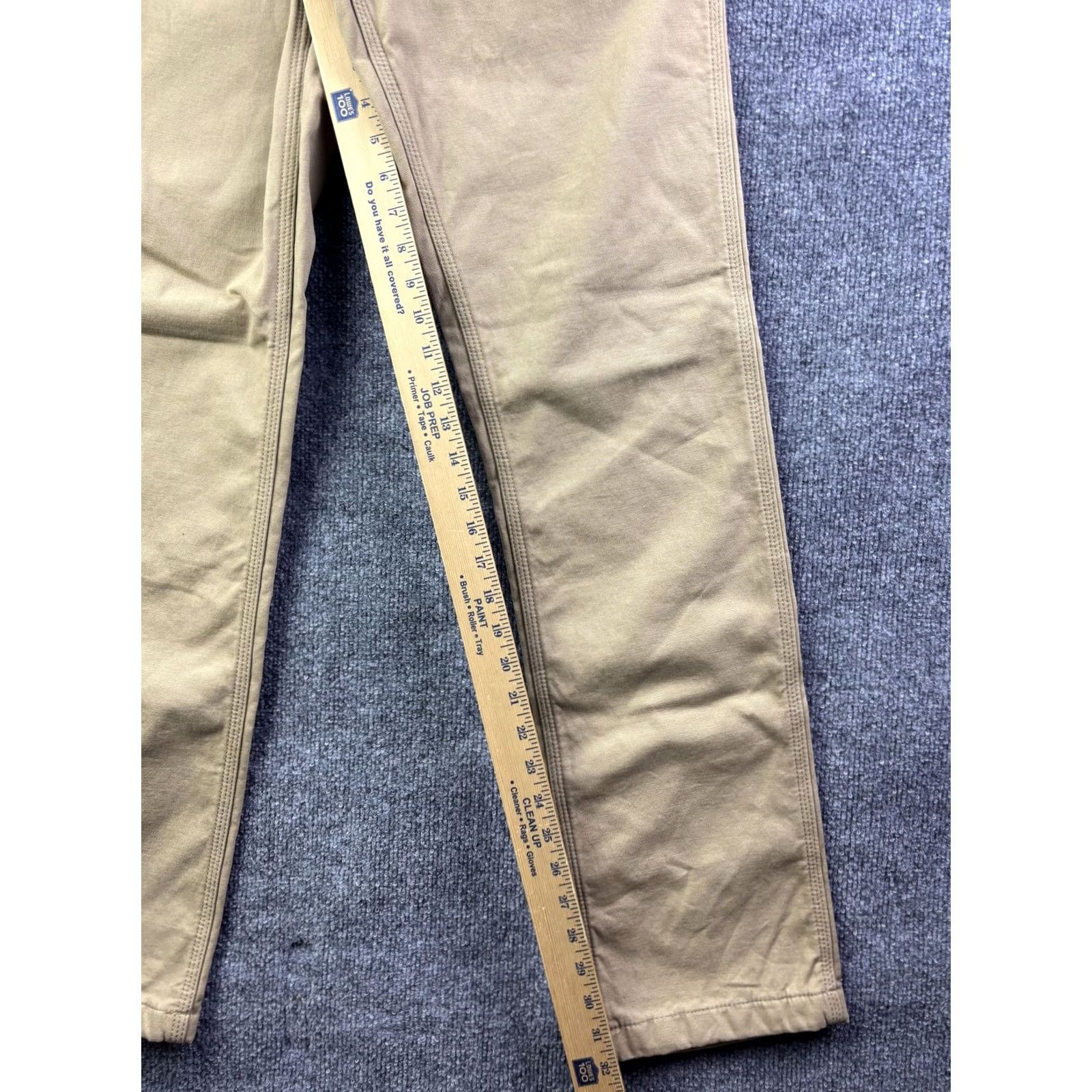 Carhartt Carhartt Pants Mens 30x34 Beige Rugged Flex Relaxed Fit Lined Work BN3342-M Size US 30 / EU 46 - 5 Thumbnail