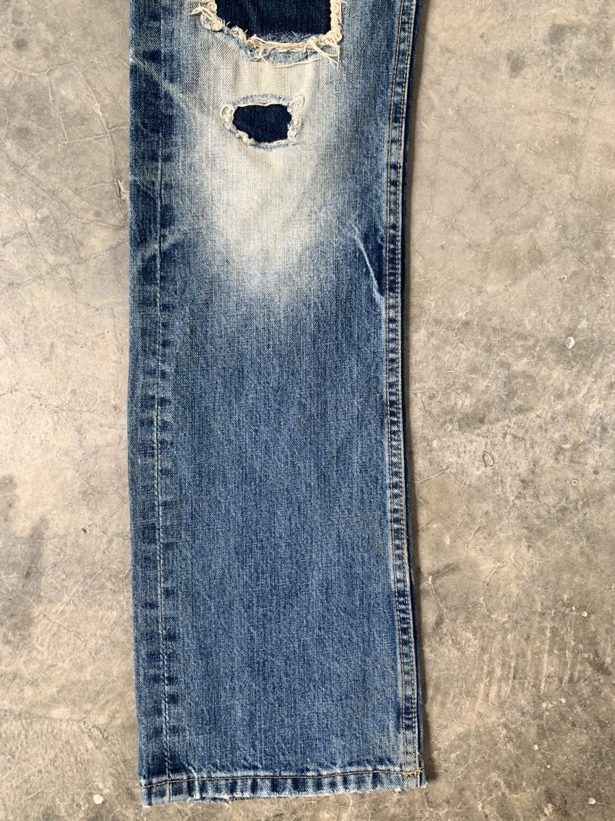 45rpm Vintage Selvedge Jeans Cult Of Individuality Stone wash Size US 31 - 9 Thumbnail