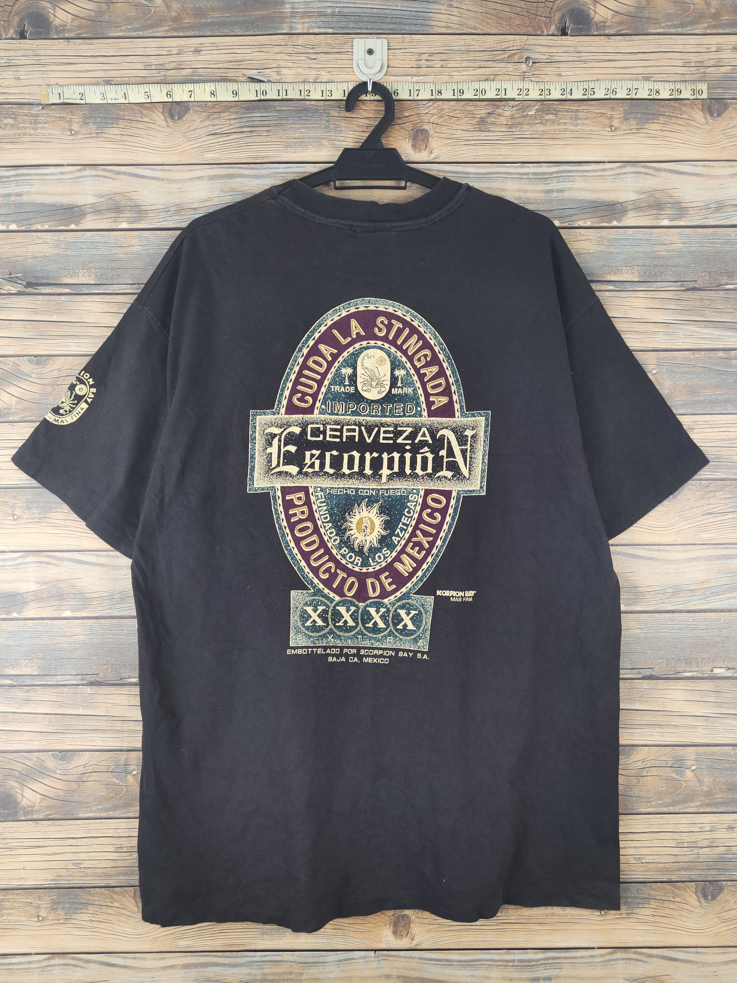 Vintage DL Scorpion Bay Black Short Sleeve T-shirt #1805 Size US XL / EU 56 / 4 - 10 Thumbnail