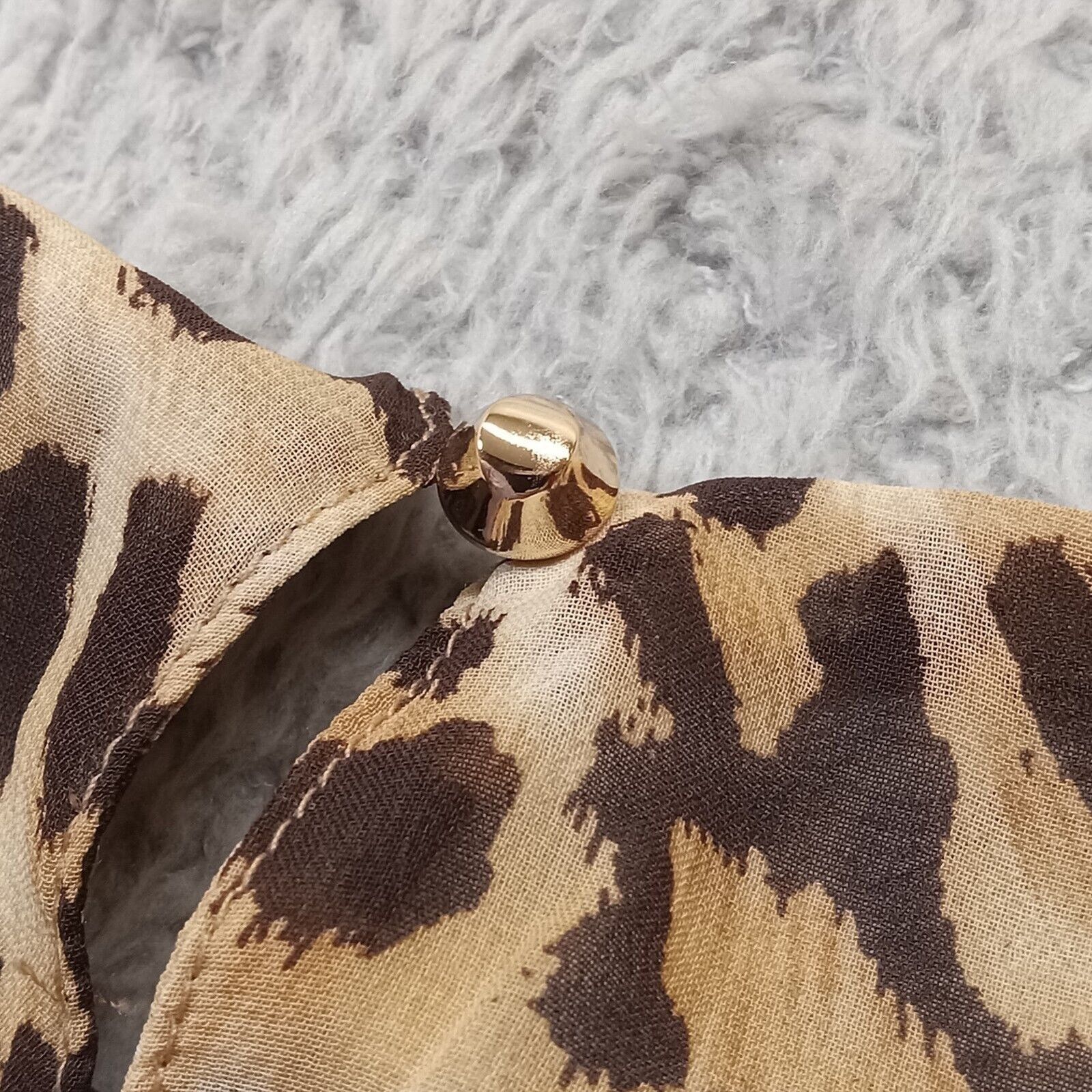 & Other Stories Charming Charlie Dress M Womens Animal 3/4 Sleeve Cheetah Size M / US 6-8 / IT 42-44 - 7 Thumbnail