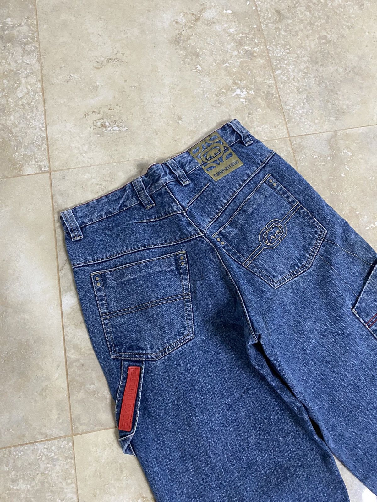 Ecko Unltd. Ecko Unltd Vintage Baggy Shorts Y2K Japanese Rap Washed Y2K Size US 30 / EU 46 - 4 Thumbnail