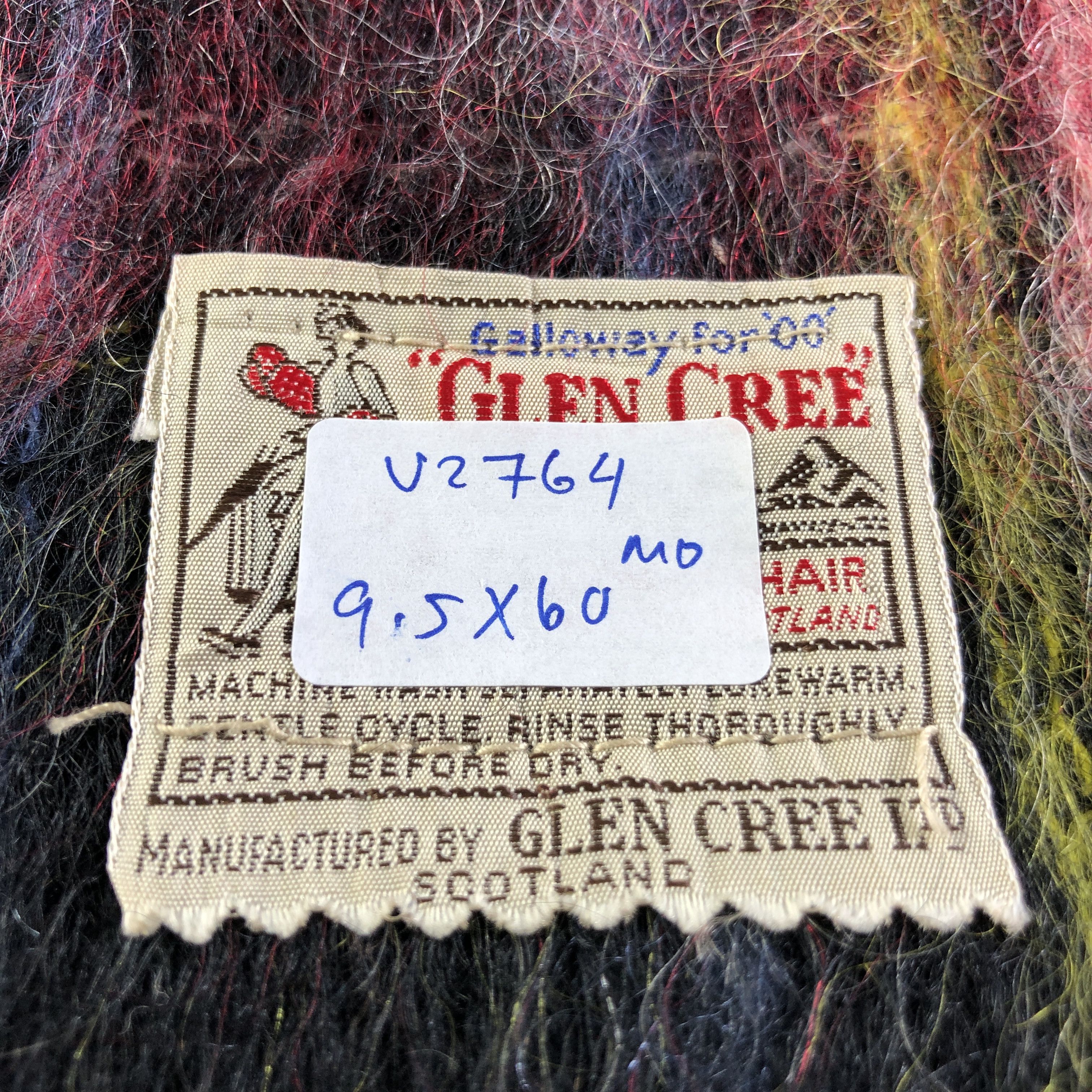 Vintage Glen Cree Tartan Mohair Scarf Muffler Neckwear V2764 Size ONE SIZE - 5 Thumbnail