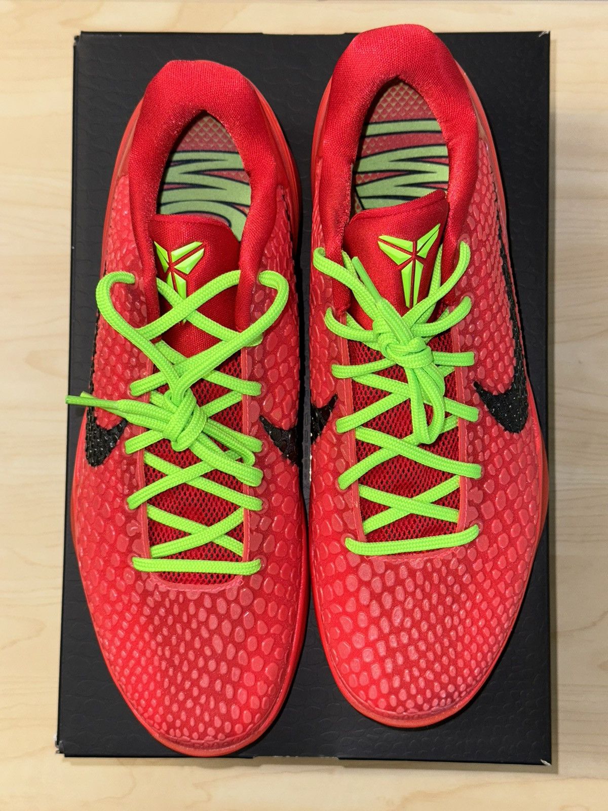 Nike Nike Kobe 6 Protro Reverse Grinch Size US 10.5 / EU 43-44 - 4 Thumbnail
