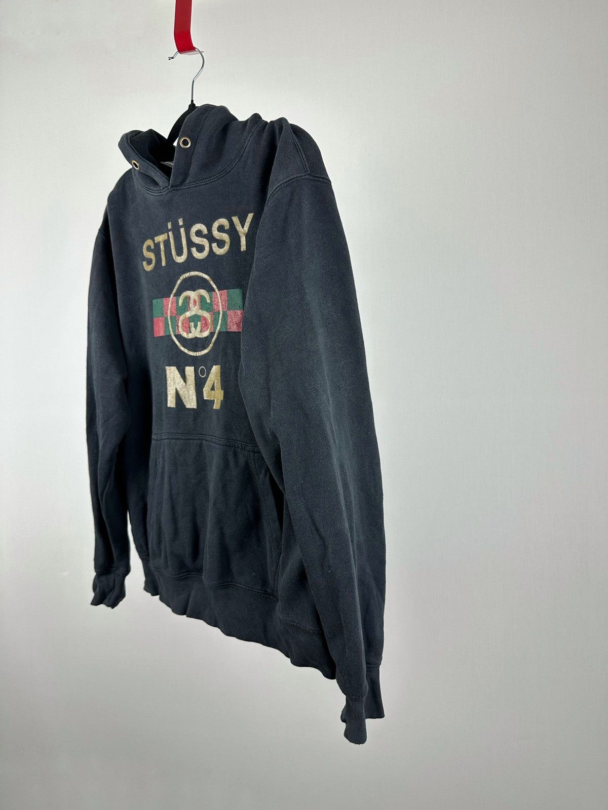 Stussy Vintage Stussy N4 Logo Pullover Hoodie Mens Size M Size US M / EU 48-50 / 2 - 2 Thumbnail