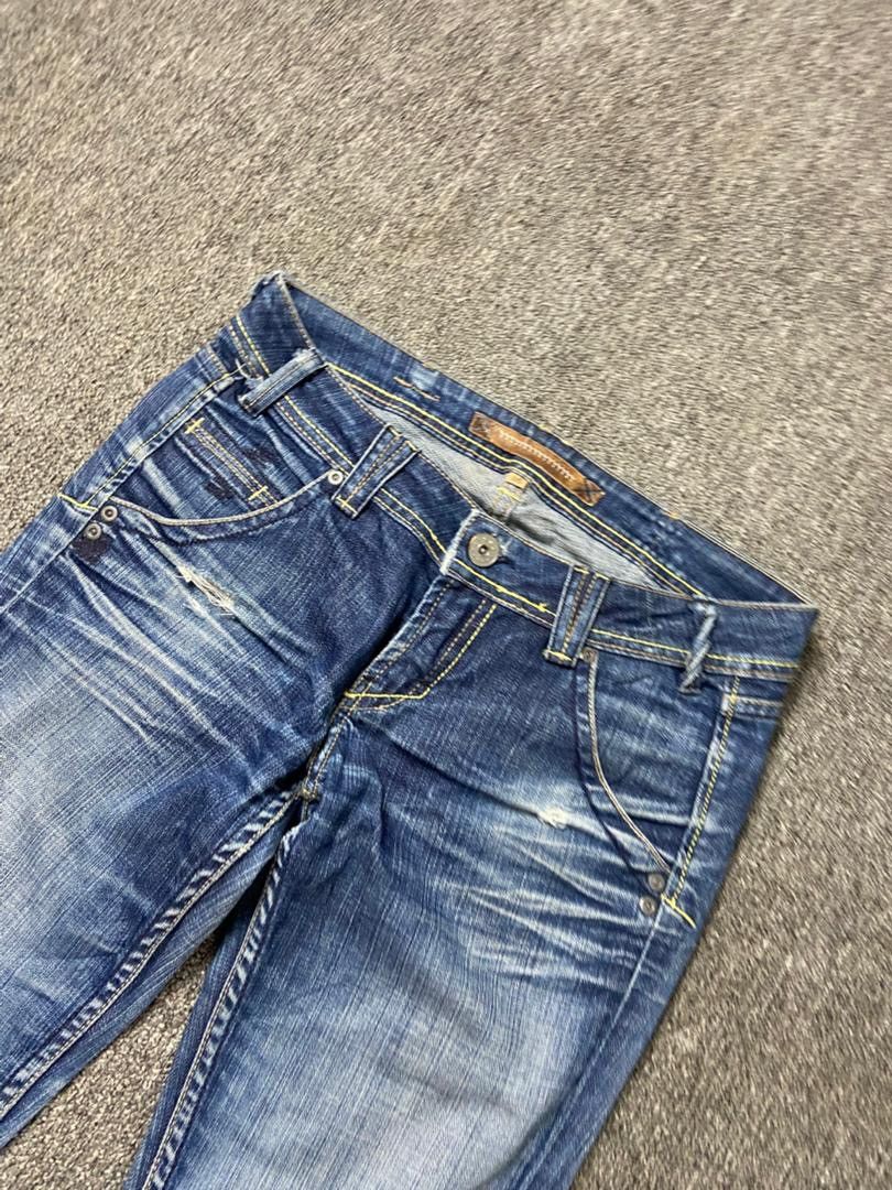 Japanese Brand YYY Yanuk Brand Distressed Flared Jeans (197) Size 30" / US 8 / IT 44 - 11 Thumbnail