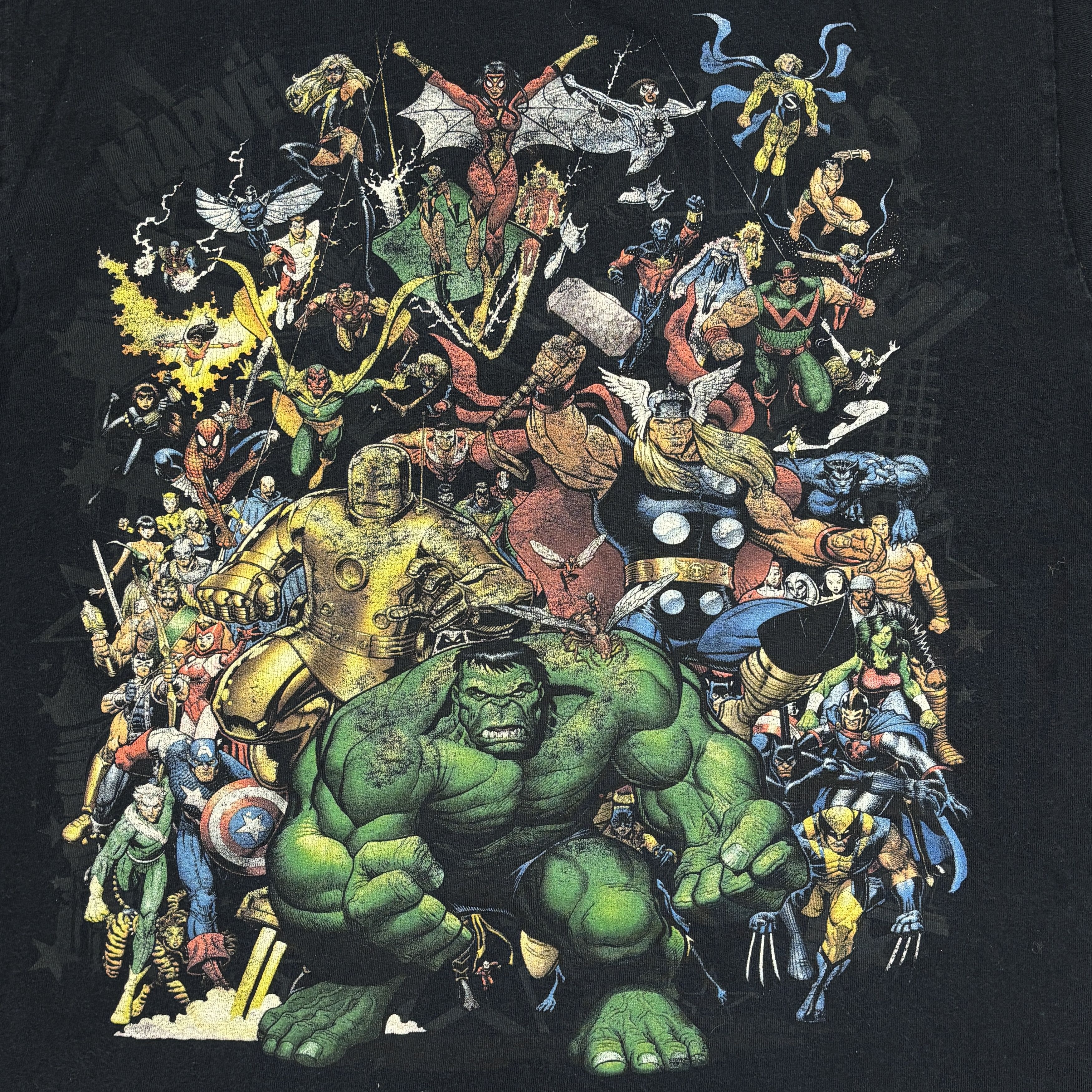 Marvel Comics Vintage Marvel Shirt Y2K Movie Promo Comics Hulk Spider Man Size US L / EU 52-54 / 3 - 3 Thumbnail