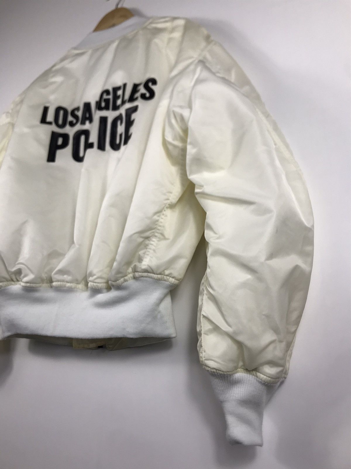Vintage ⚡️Vintage Ma-1 Hope Mfg Los Angeles Police Bomber Jacket Size US XL / EU 56 / 4 - 16 Thumbnail