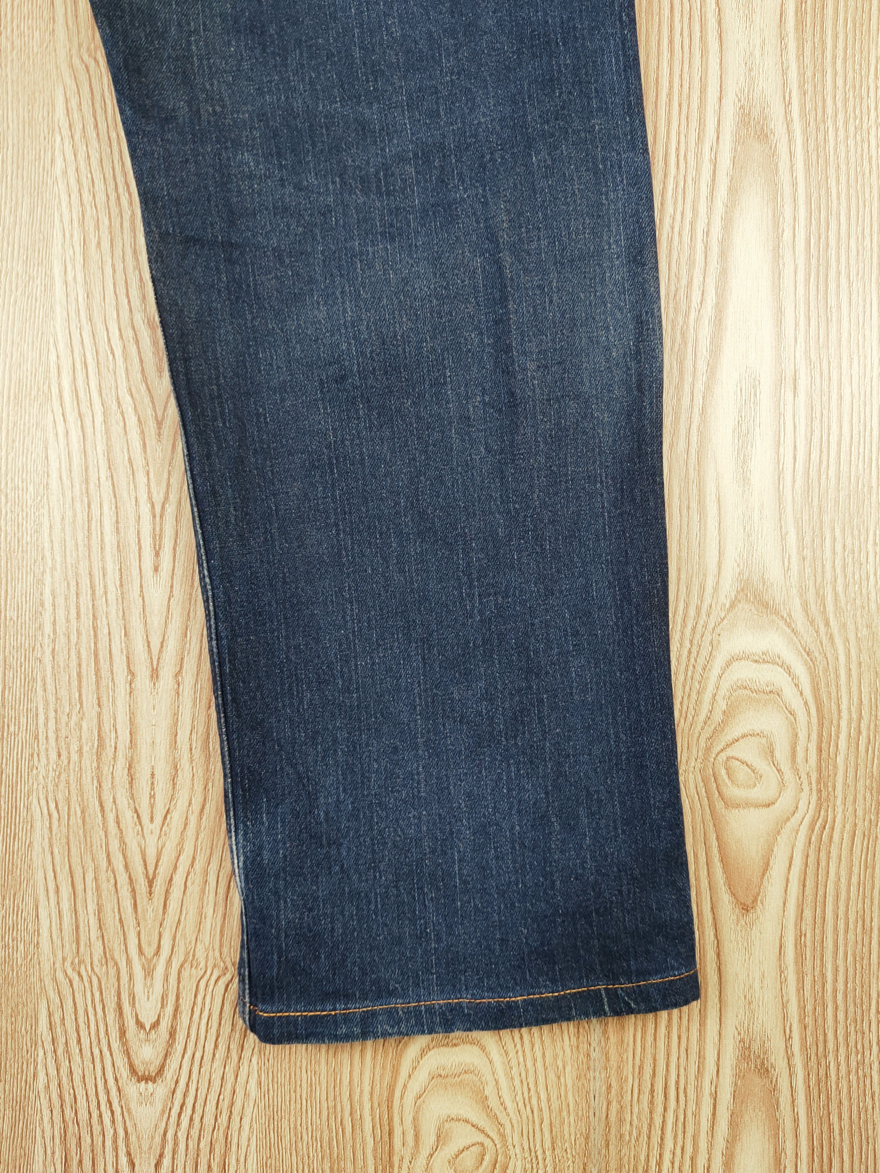 Edwin Edwin Dark Blue Distressed Ripped Jeans #S2739 Size US 34 / EU 50 - 15 Thumbnail