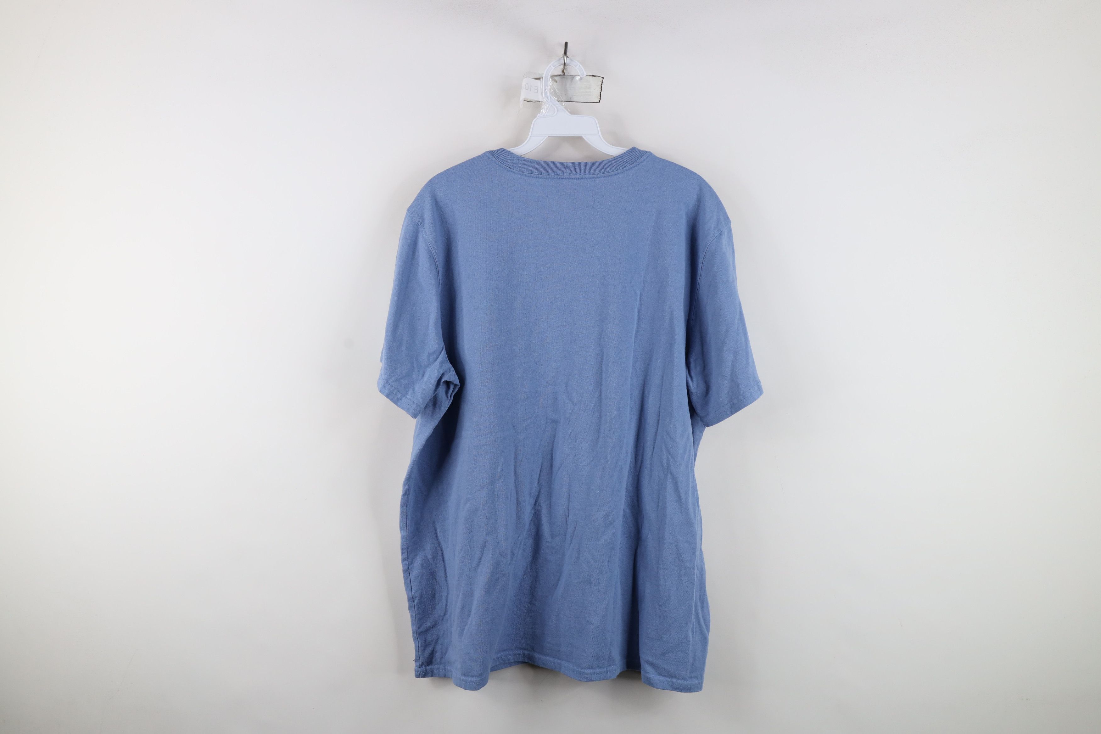 Carhartt Vintage Carhartt Spell Out Short Sleeve Pocket T-Shirt Blue Size XL / US 12-14 / IT 48-50 - 13 Thumbnail