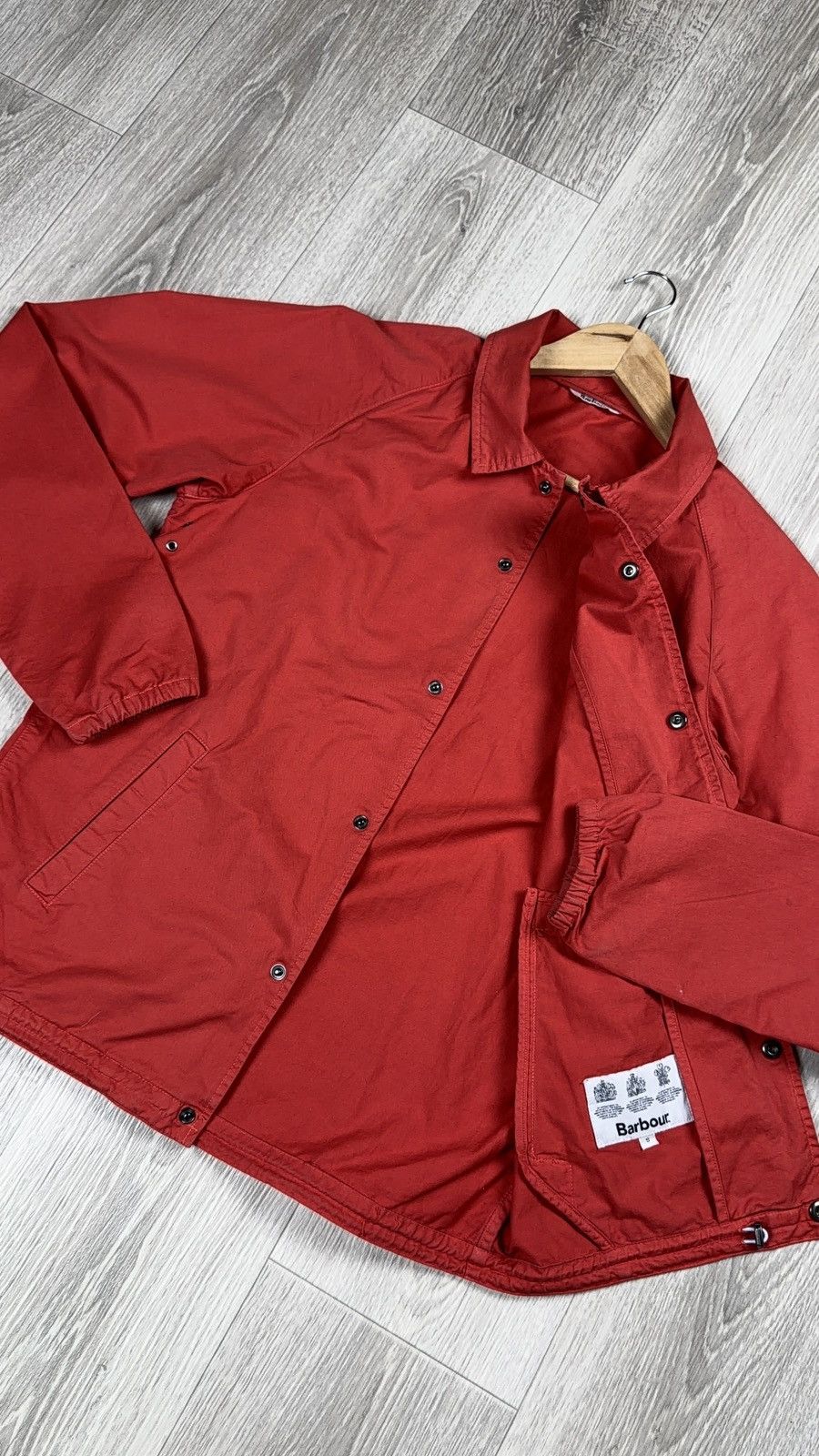 Barbour Barbour Beacon Coach Casual Red Overshirt Jacket Size S Size US S / EU 44-46 / 1 - 9 Thumbnail