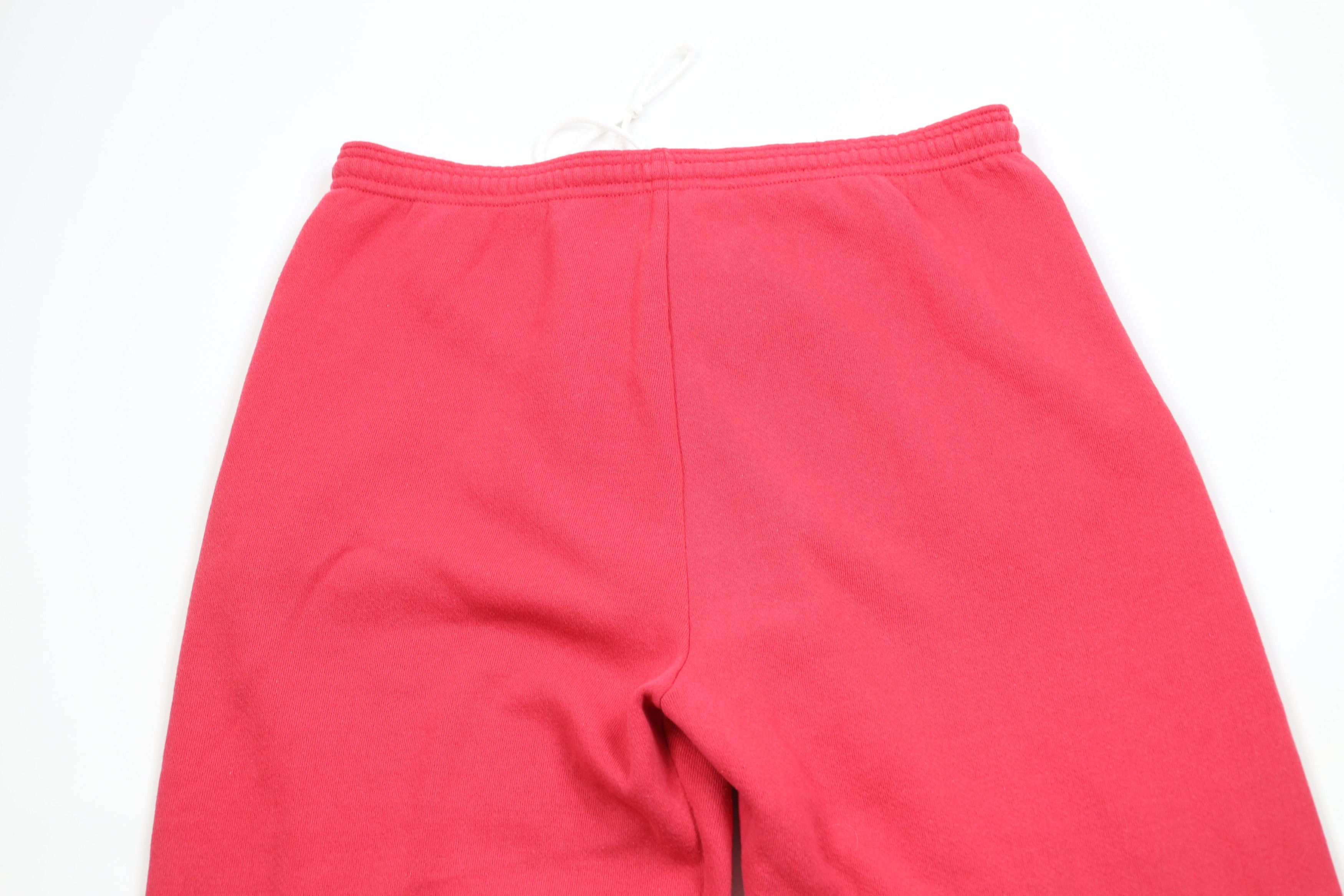 Vintage Vintage 90s Streetwear Heavyweight Sweatpants Joggers Pink Size 32" / US 10 / IT 46 - 12 Thumbnail