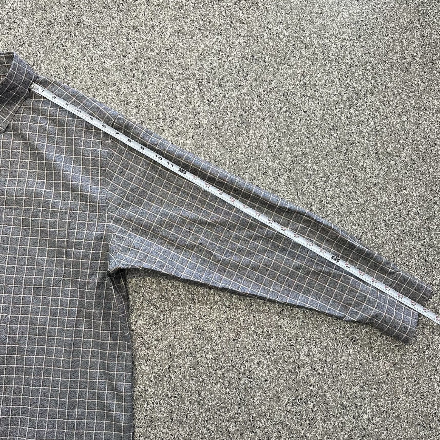 Cremieux Daniel Cremieux Button-Down Shirt Mens L Signature Collection LS Cotton Grey Plaid Vintage Size US L / EU 52-54 / 3 - 5 Thumbnail