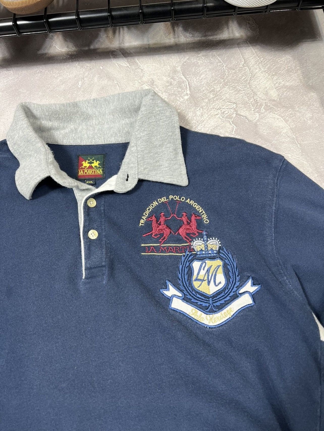 Vintage Vintage La Martina Rugby Sweatshirt Size US XL / EU 56 / 4 - 6 Thumbnail