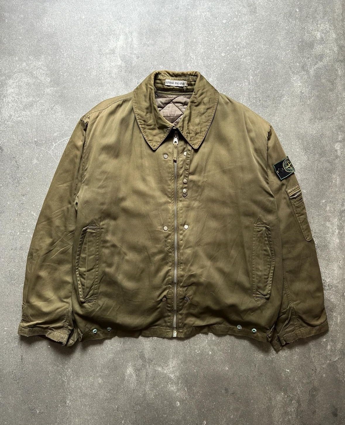 Stone Island AW89 Raso Gommato Bomber Jacket ? Bombers
