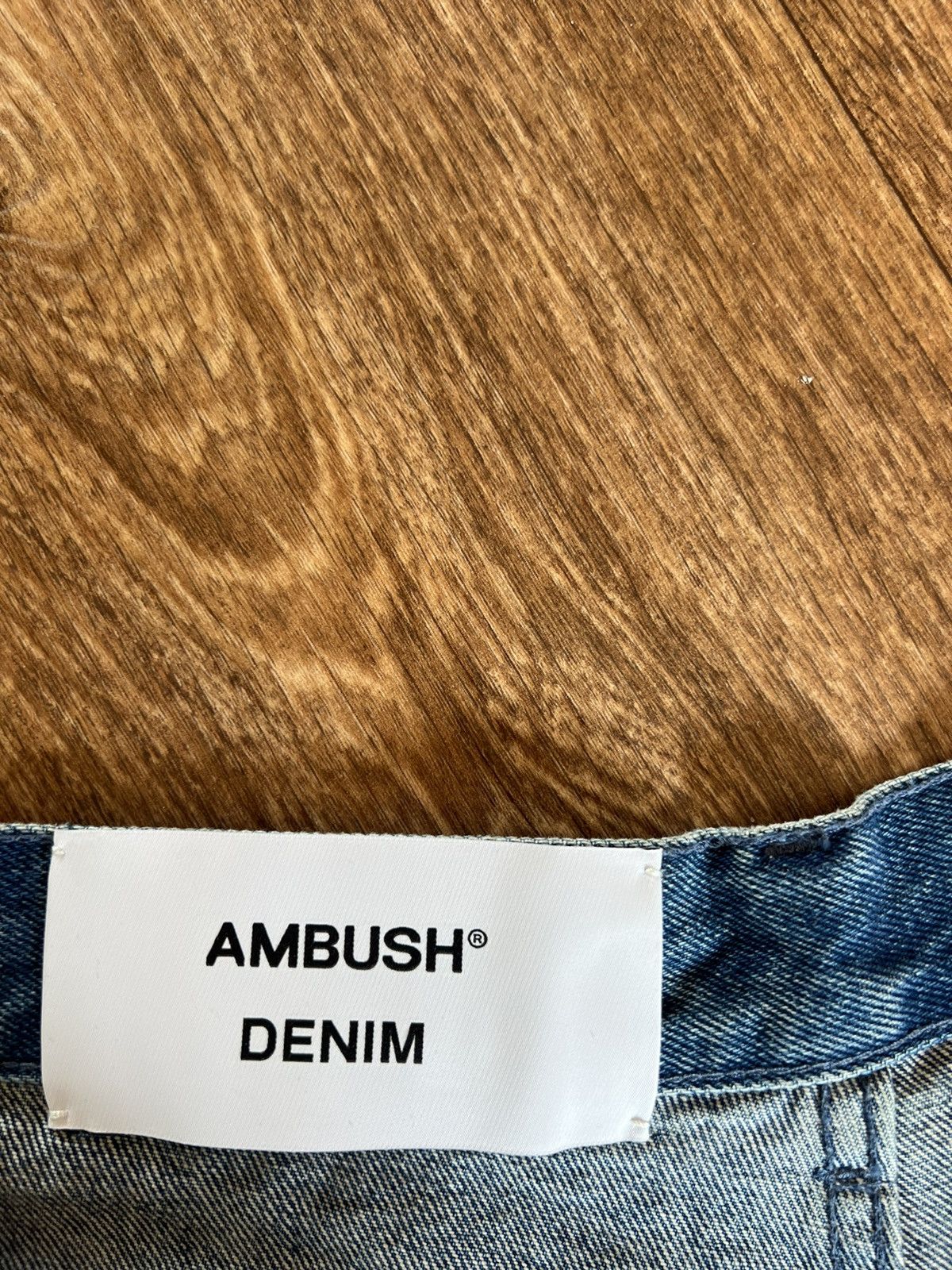 Ambush Design New Ambush Pockets Denim Cargo Pants Mid Blue by AMBUSH® Size US 30 / EU 46 - 8 Thumbnail