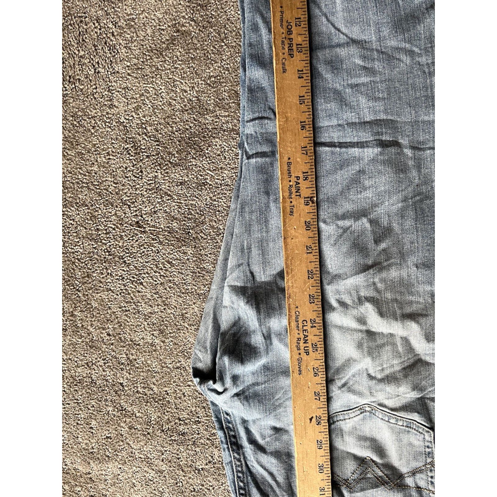 Vintage VINTAGE DNMX Jeans Slim 34x28 Light Wash Denim 34 Waist Tapered Fit 5-Pocket USA Mens Belt Loops Zipper Button Logo Stretch Cotton Size US 34 / EU 50 - 7 Thumbnail
