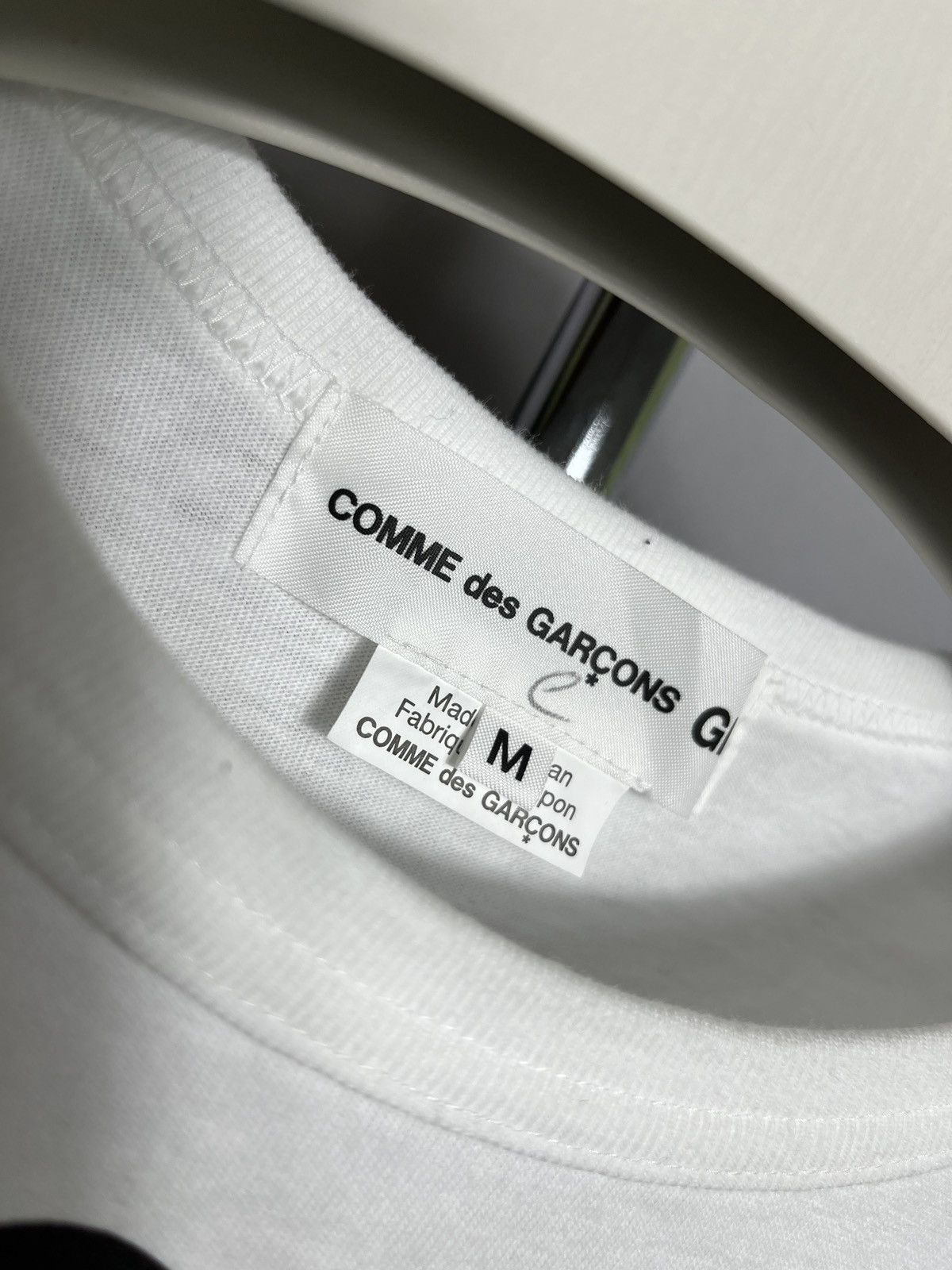 Comme des Garcons comme des garcons woman’s t-shirt white print bow Size M / US 6-8 / IT 42-44 - 4 Thumbnail