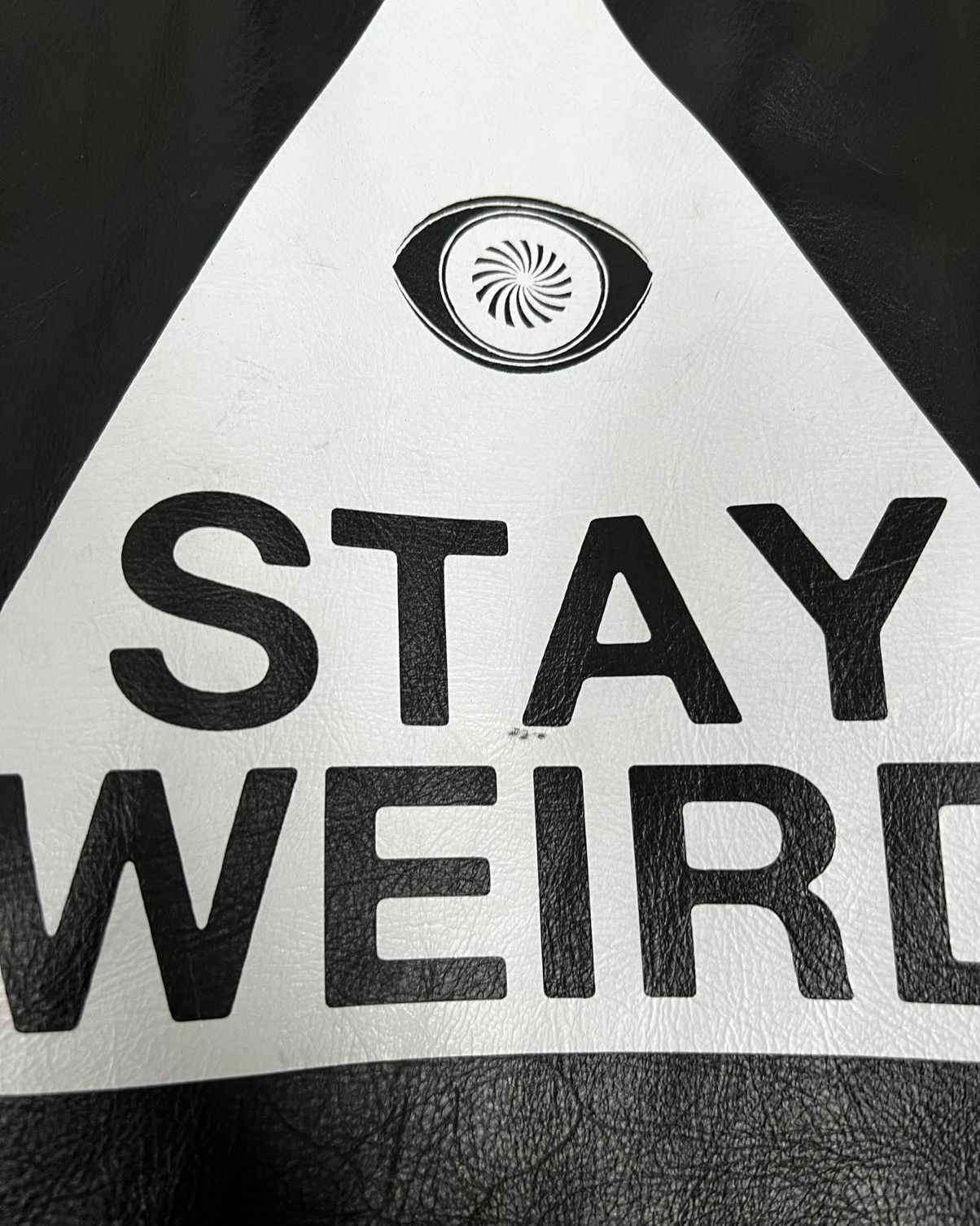 Undercover Undercover FW17 Stay Weird Black Leather Jacket Size US S / EU 44-46 / 1 - 9 Thumbnail