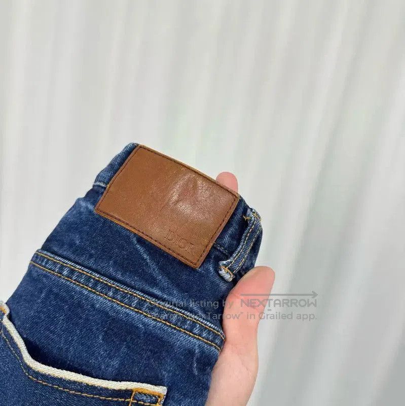 Dior Dior Blue Denim Embroidered Jeans for Women . Size 27" / US 4 / IT 40 - 5 Thumbnail