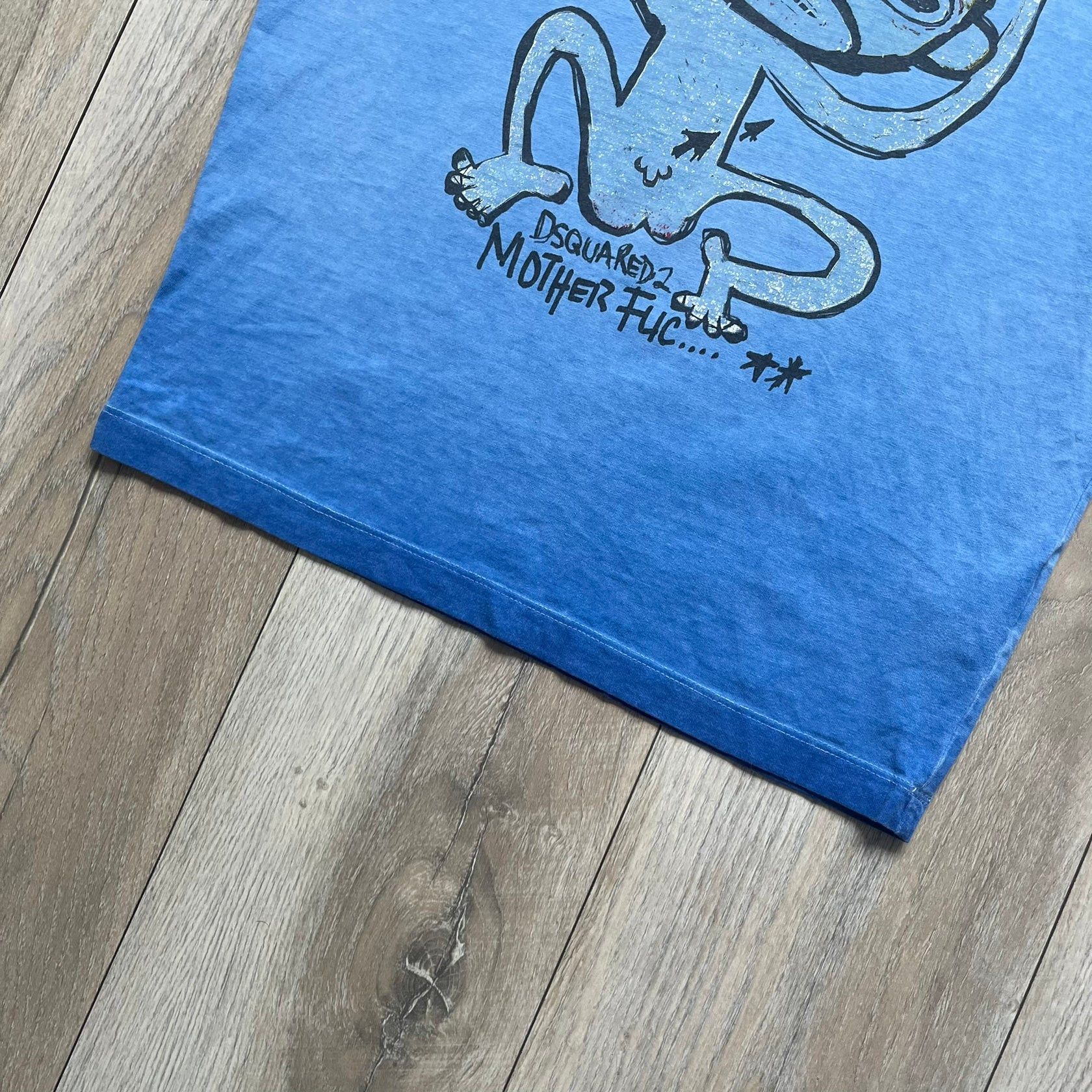 Dsquared2 Dsquared2 Blue Rebel Monkey SS2015 Tee Size US M / EU 48-50 / 2 - 4 Thumbnail