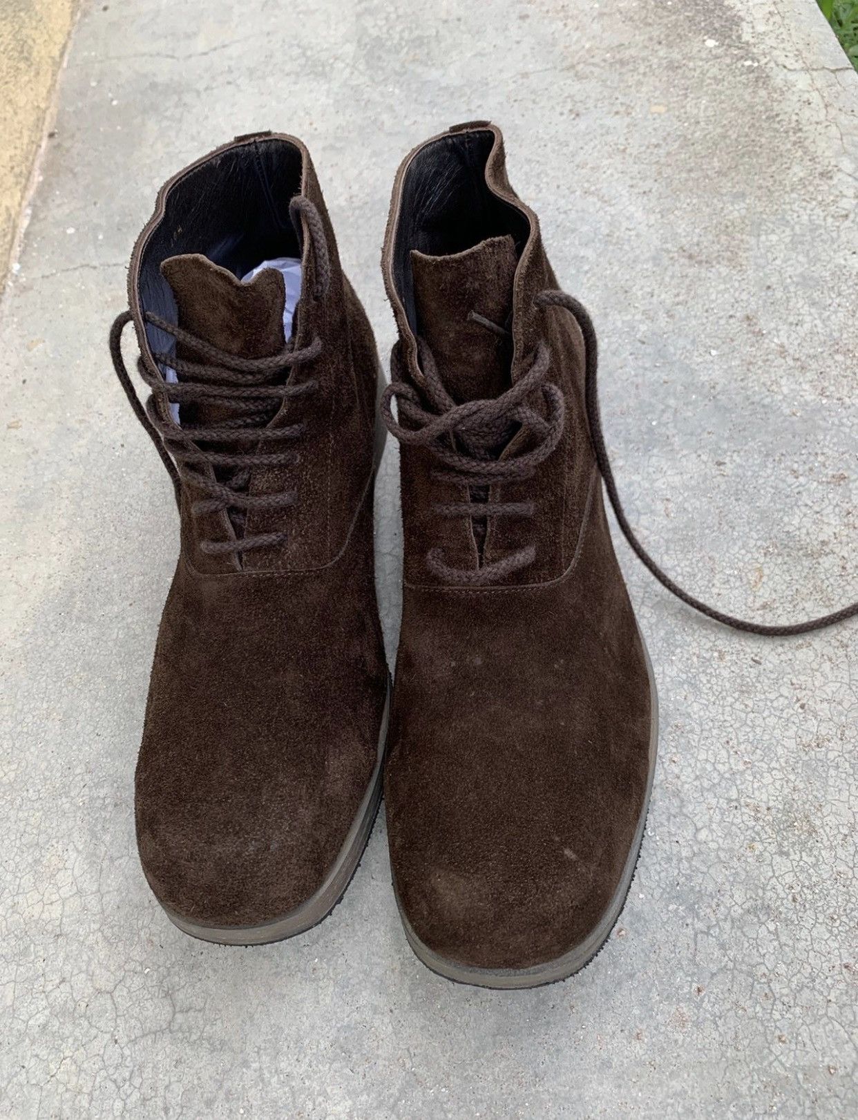 Comme des Garcons ARCHIVE 🔥 Comme Des Garcons leather Suede Chukka Boots Size US 8.5 / EU 41-42 - 3 Thumbnail