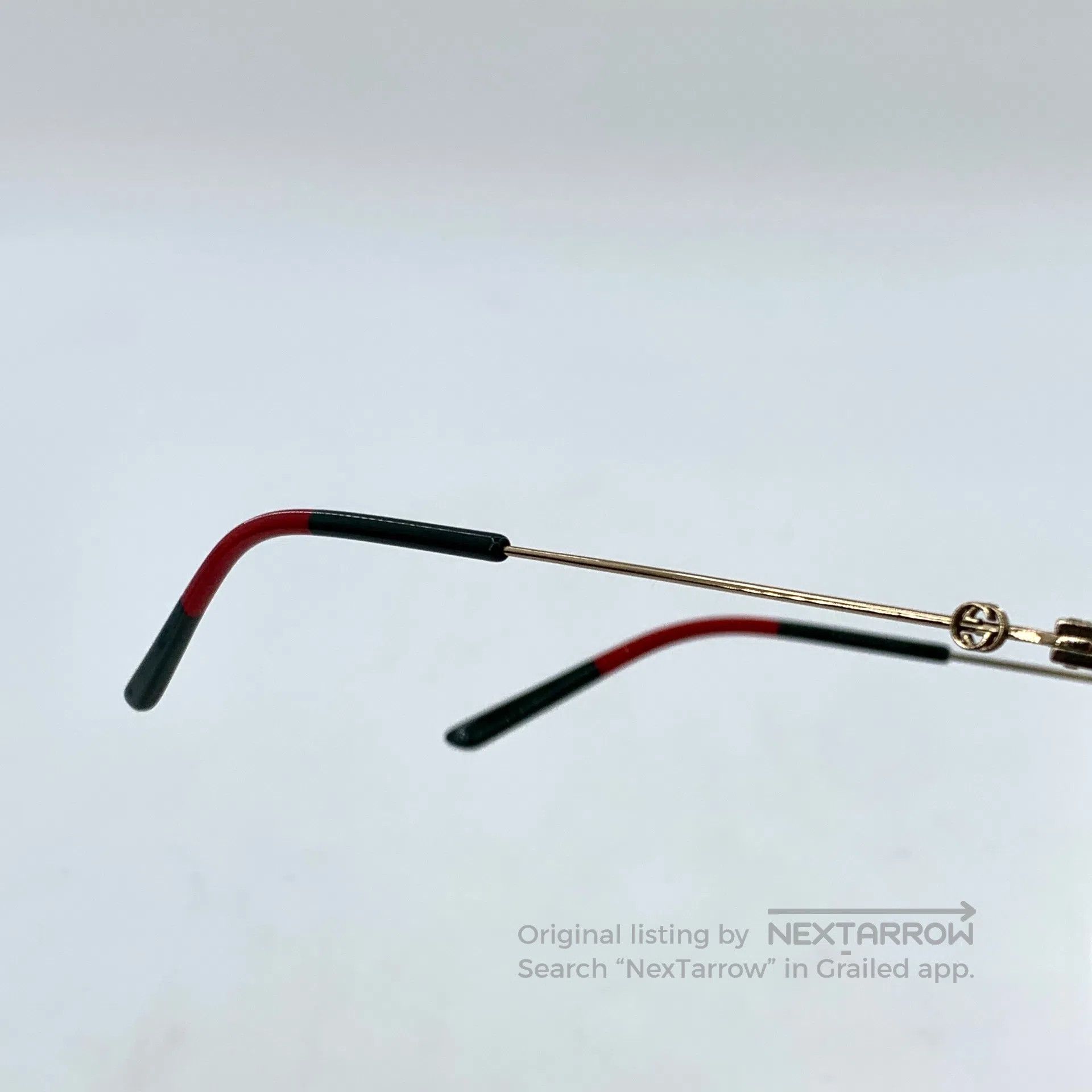 Gucci Guicci Black Square Transparent Lens Optical Glasses| Size ONE SIZE - 5 Thumbnail