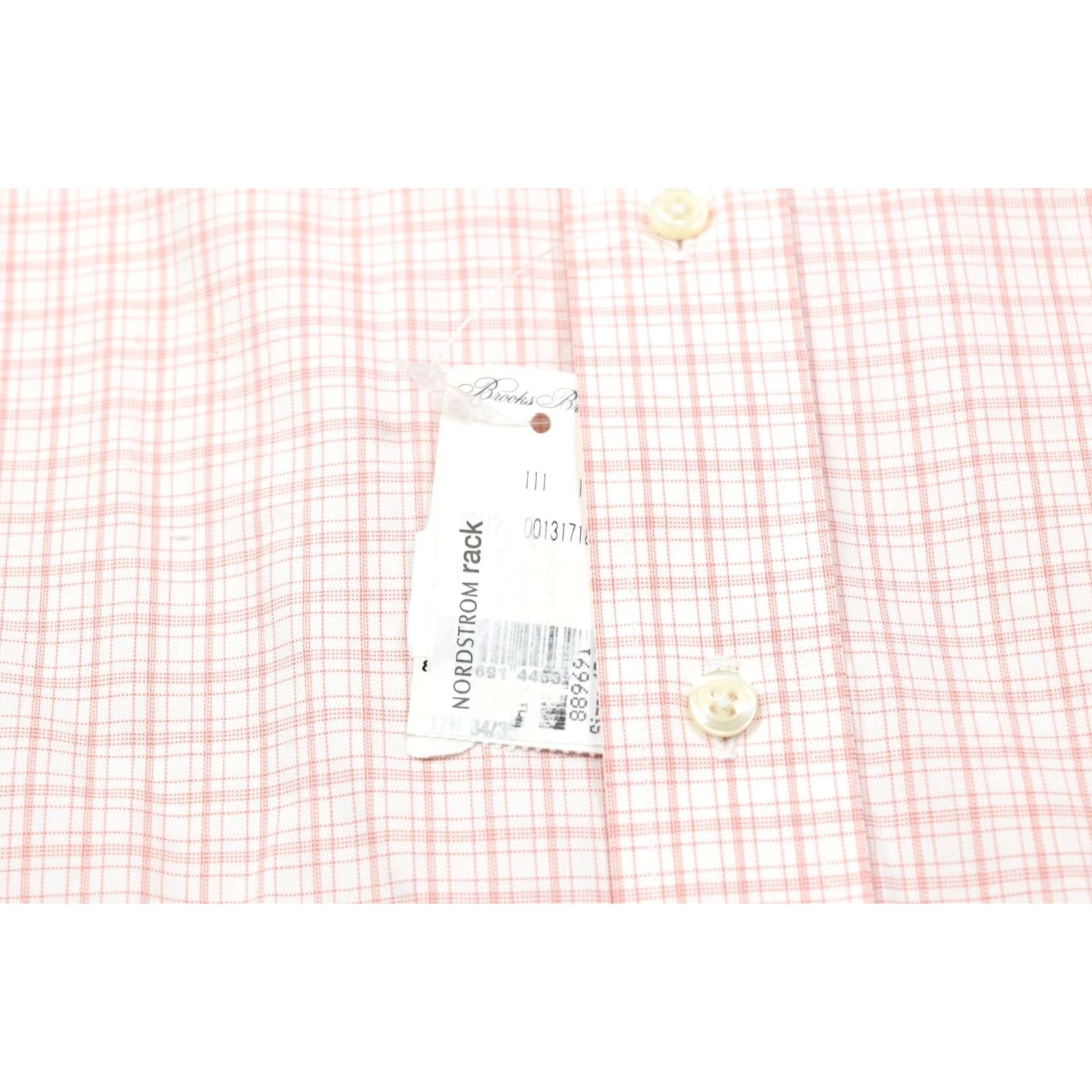 Brooks Brothers Brooks Brothers REGENT Shirt Mens 17.5 Red White Plaid Long Sleeve Button-Up Size US XXL / EU 58 / 5 - 5 Thumbnail
