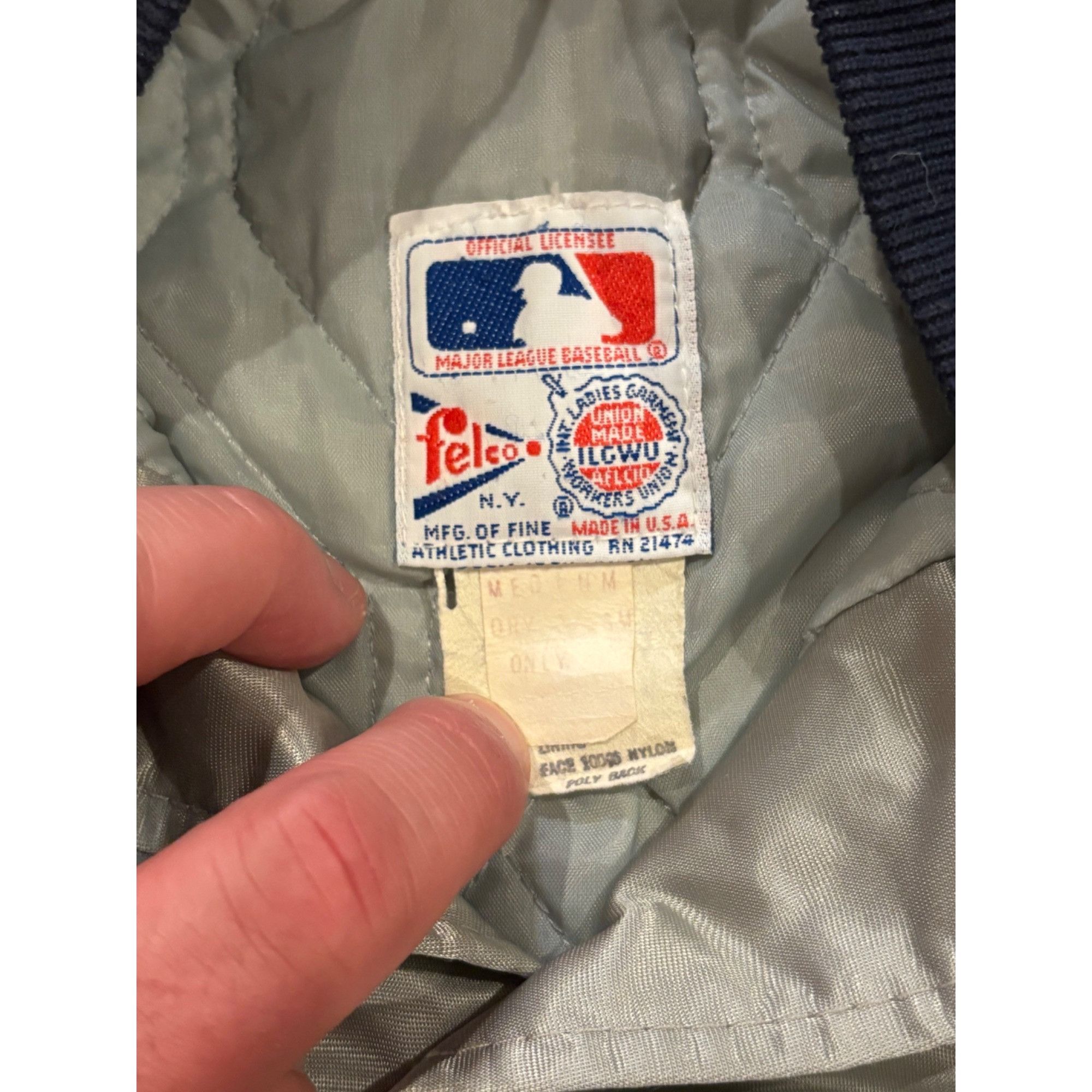 Other Vintage 1980's Felco New York Yankees Gray Satin Jacket Men' Size US M / EU 48-50 / 2 - 8 Thumbnail