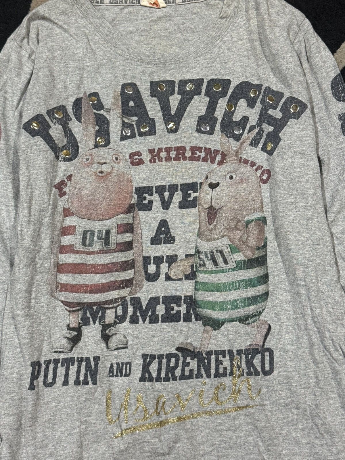 Hysteric Glamour Japanese 2000s Usavich Long Sleeve Size US M / EU 48-50 / 2 - 3 Thumbnail