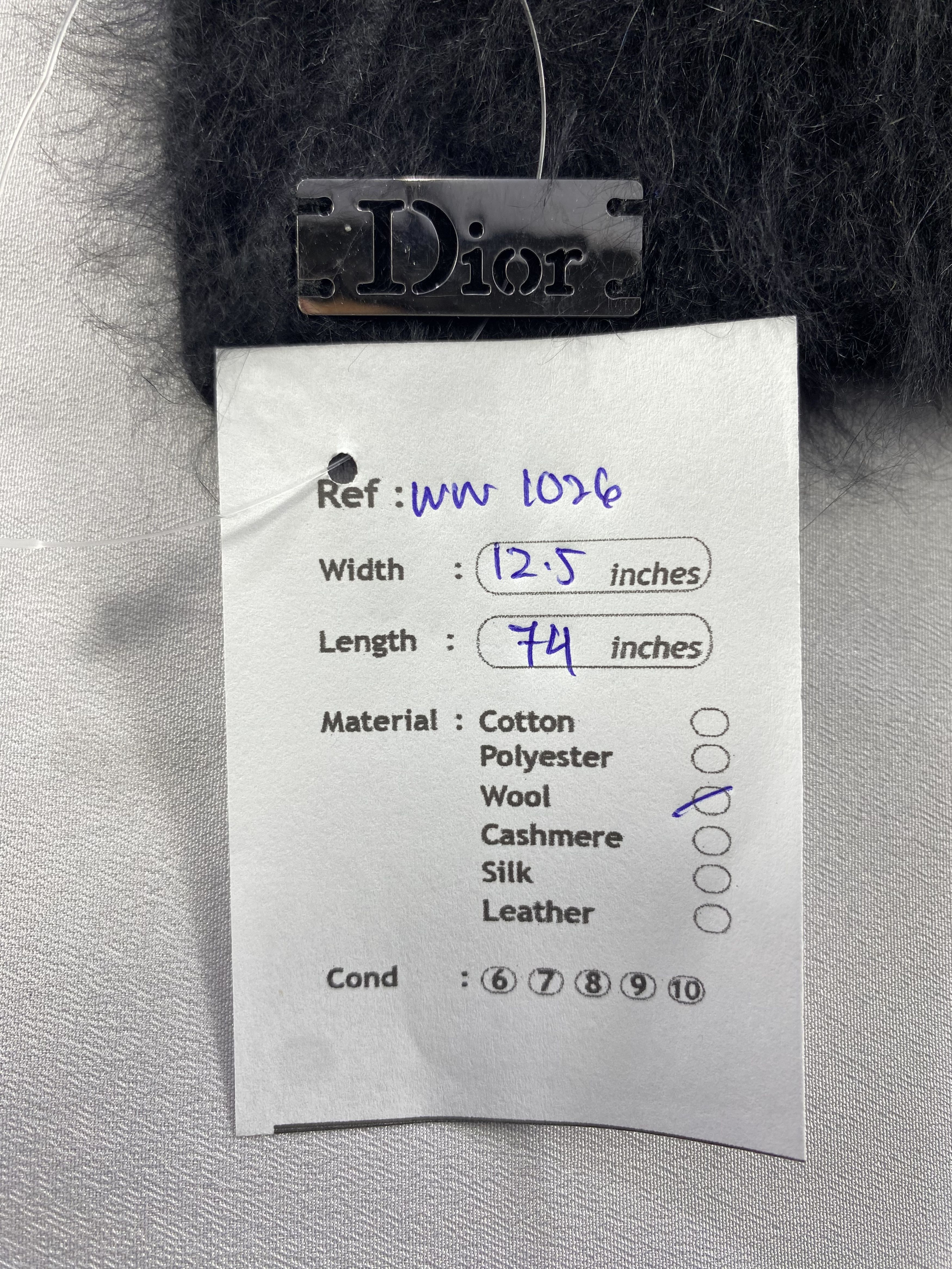 Vintage Dior Scarf / Muffler / Neckwear - WW1026 Size ONE SIZE - 5 Thumbnail