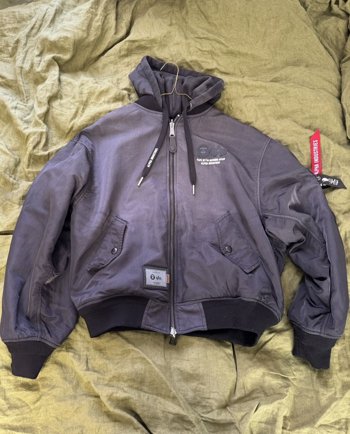 Aape × Alpha Industries AAPE X ALPHA REVERSIBLE PADDED MA-1