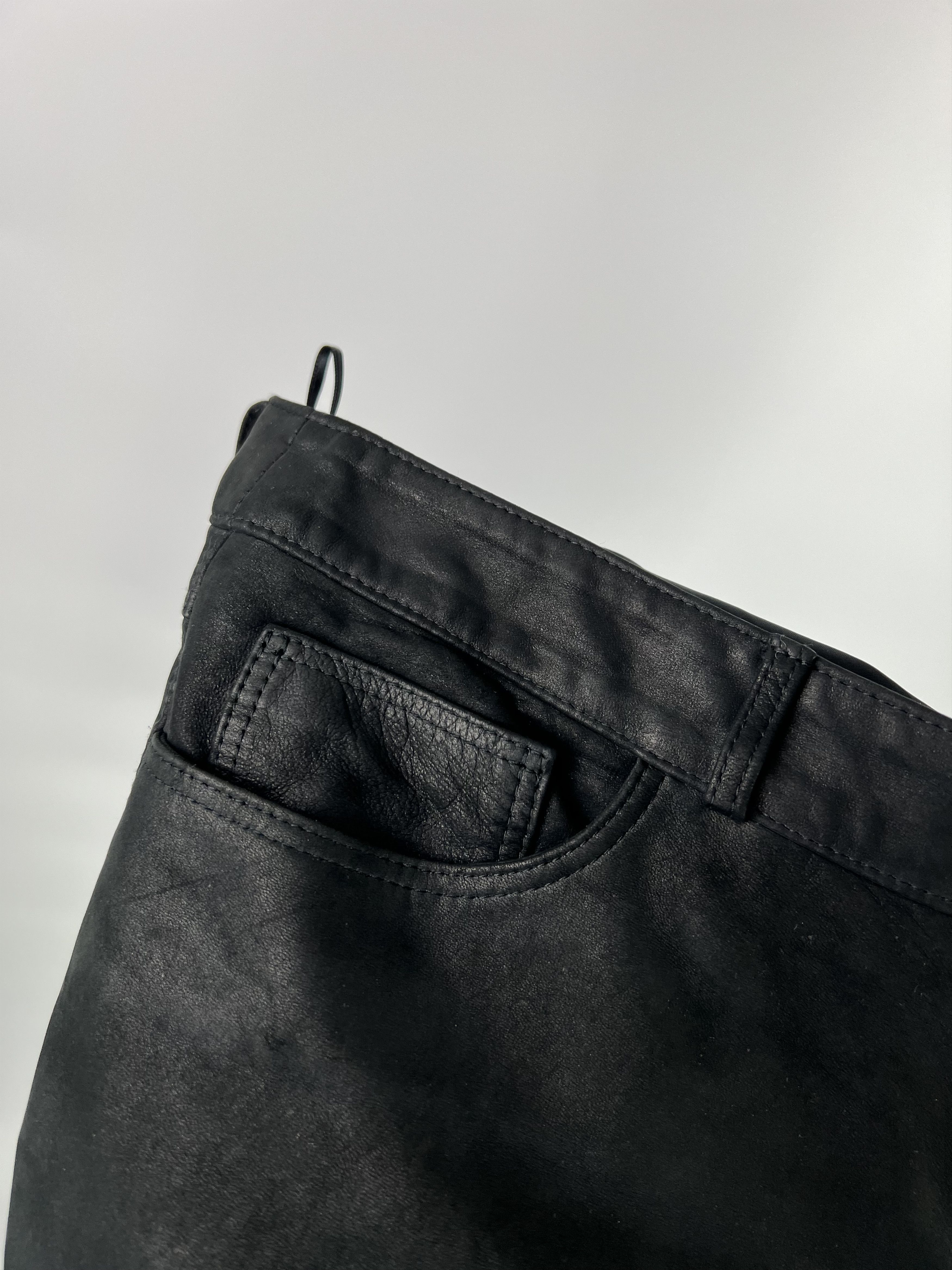 Joseph Joseph Black Leather Pants Lambskin Size IT38 Size 28" / US 6 / IT 42 - 9 Thumbnail