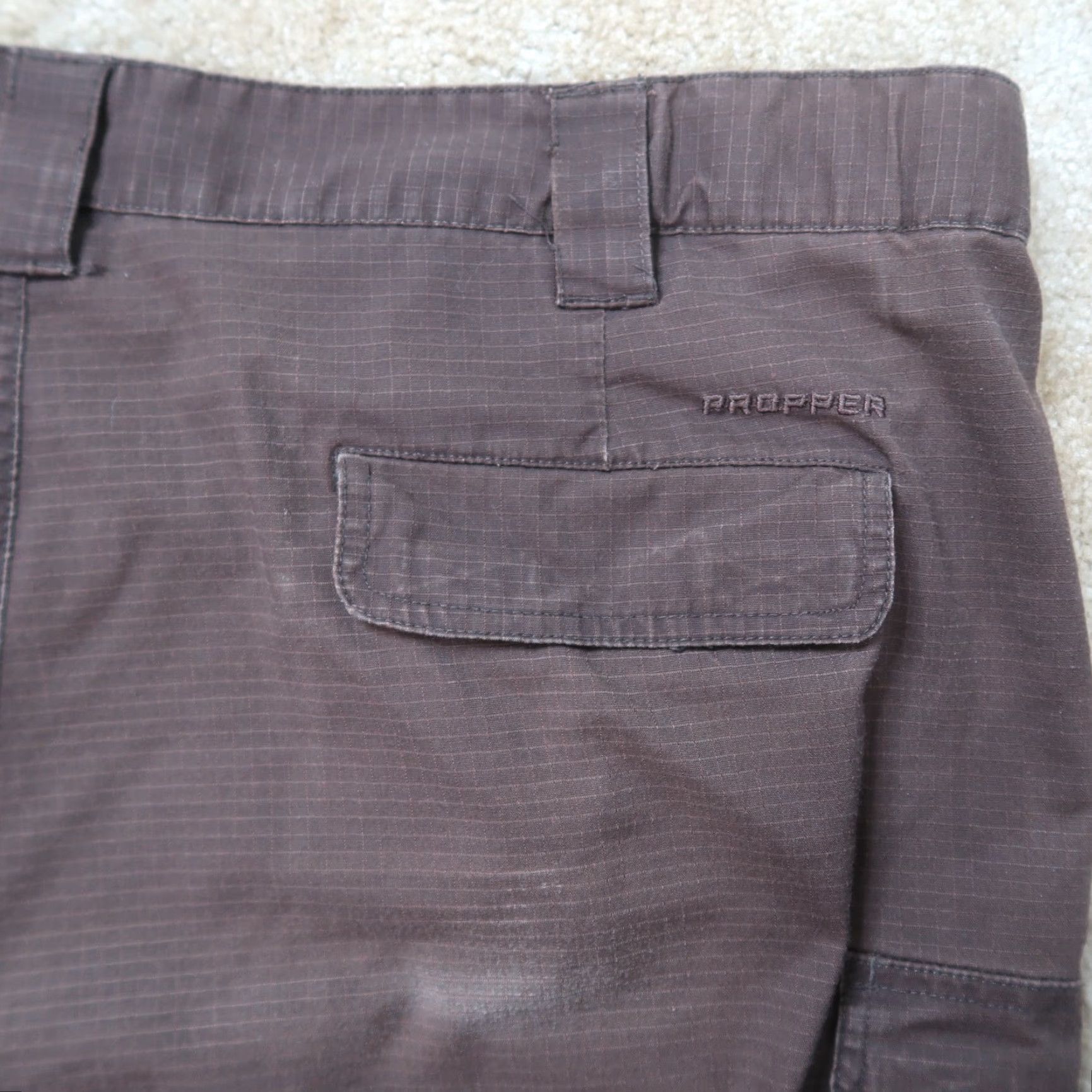 Propper VINTAGE Propper Cargo Pants Men's 46x33 Brown Pants Stretch Kinetic Ripstop Size US 30 / EU 46 - 7 Thumbnail