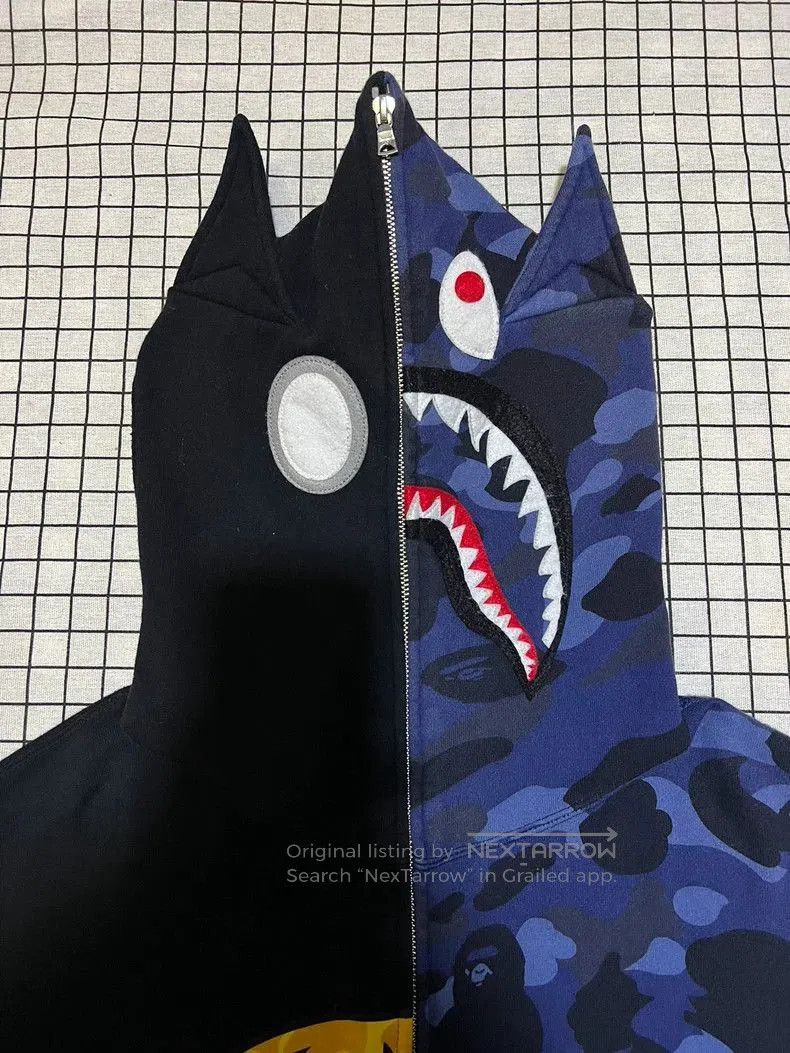 Bape Bape Batman Shark Zip Hoodie Limited Edition. Size US XL / EU 56 / 4 - 2 Thumbnail