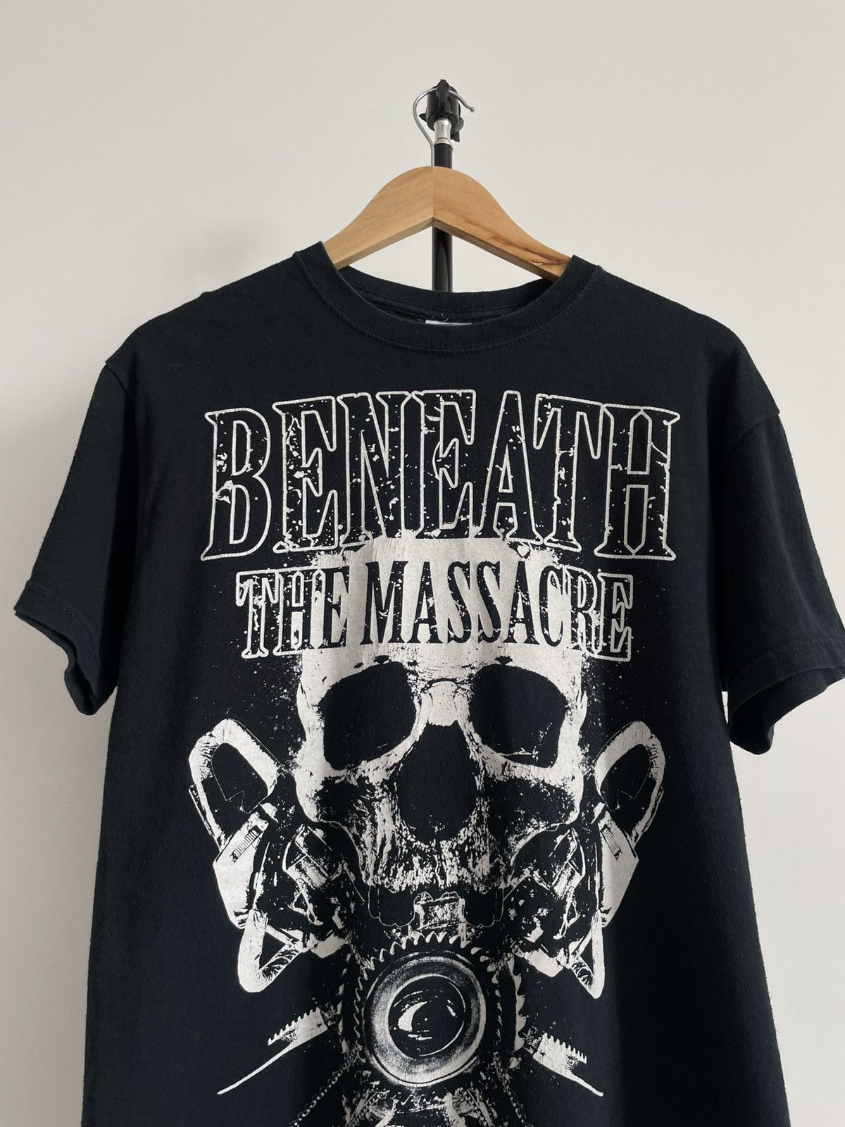 Band Tees Vintage Beneath the Massacre 00’s Dez Hard Metal Band Shirt Size US M / EU 48-50 / 2 - 2 Thumbnail