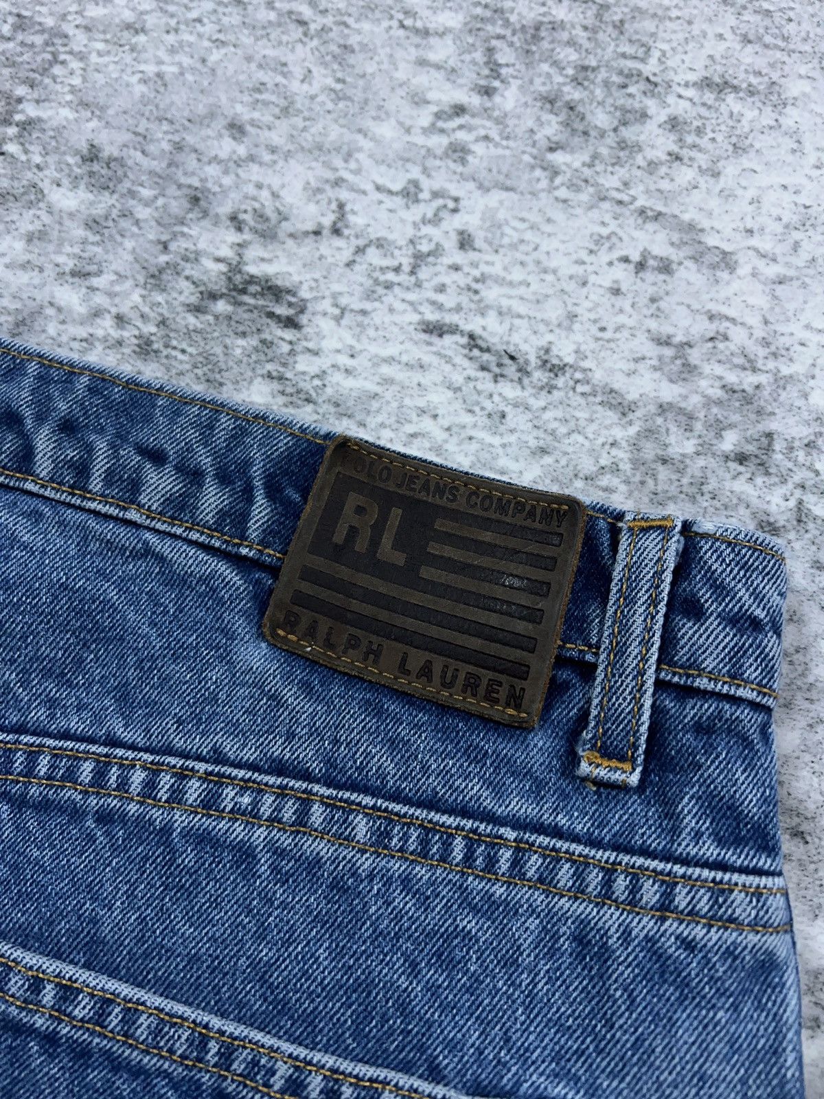 Polo Ralph Lauren × Vintage Vintage Y2K Polo Ralph Lauren Carpenter Denim Shorts Jorts Size US 38 / EU 54 - 3 Thumbnail