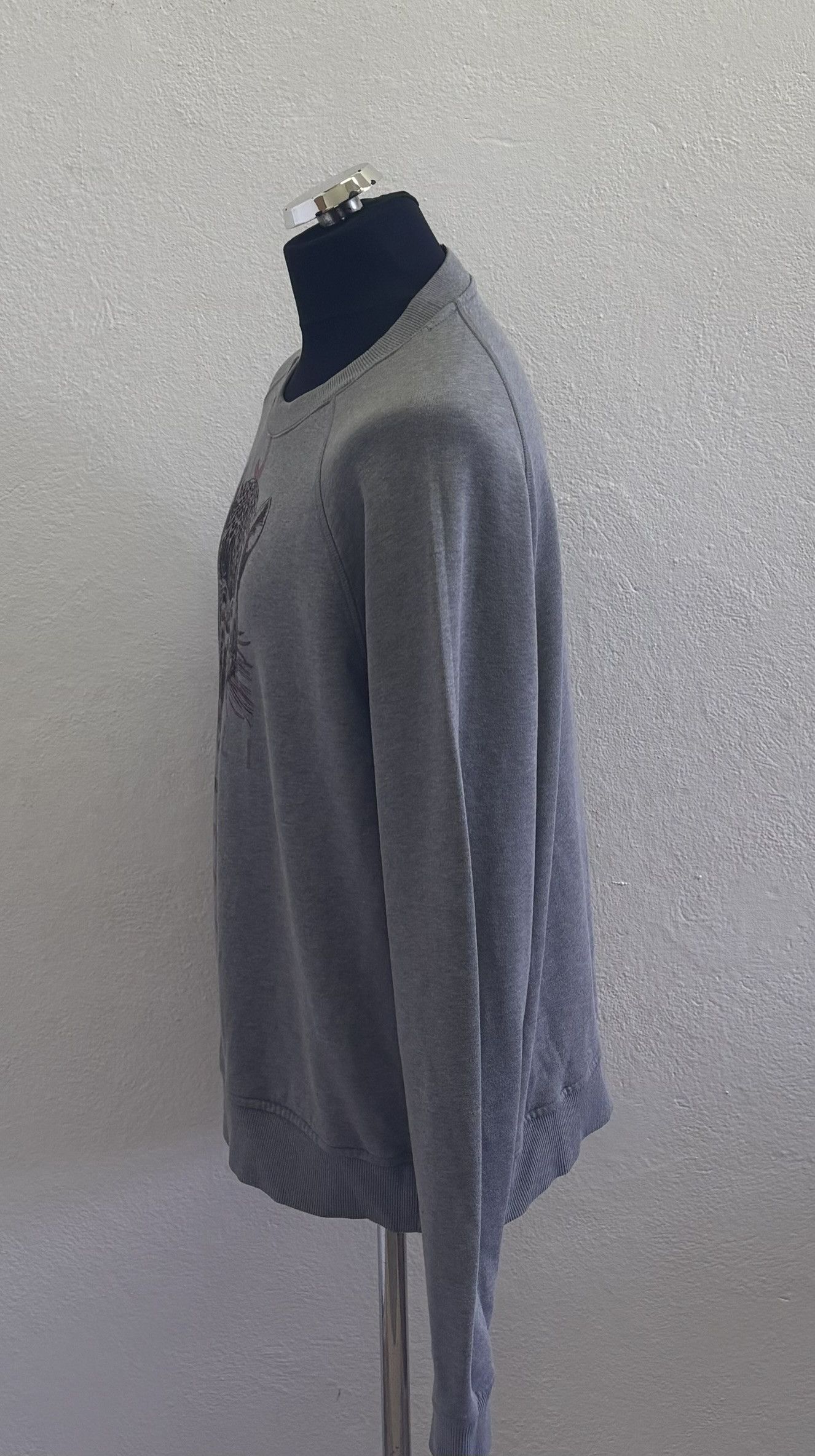 Just Cavalli Just Cavalli Gray sweatshirt Extra Large Size US XL / EU 56 / 4 - 3 Thumbnail