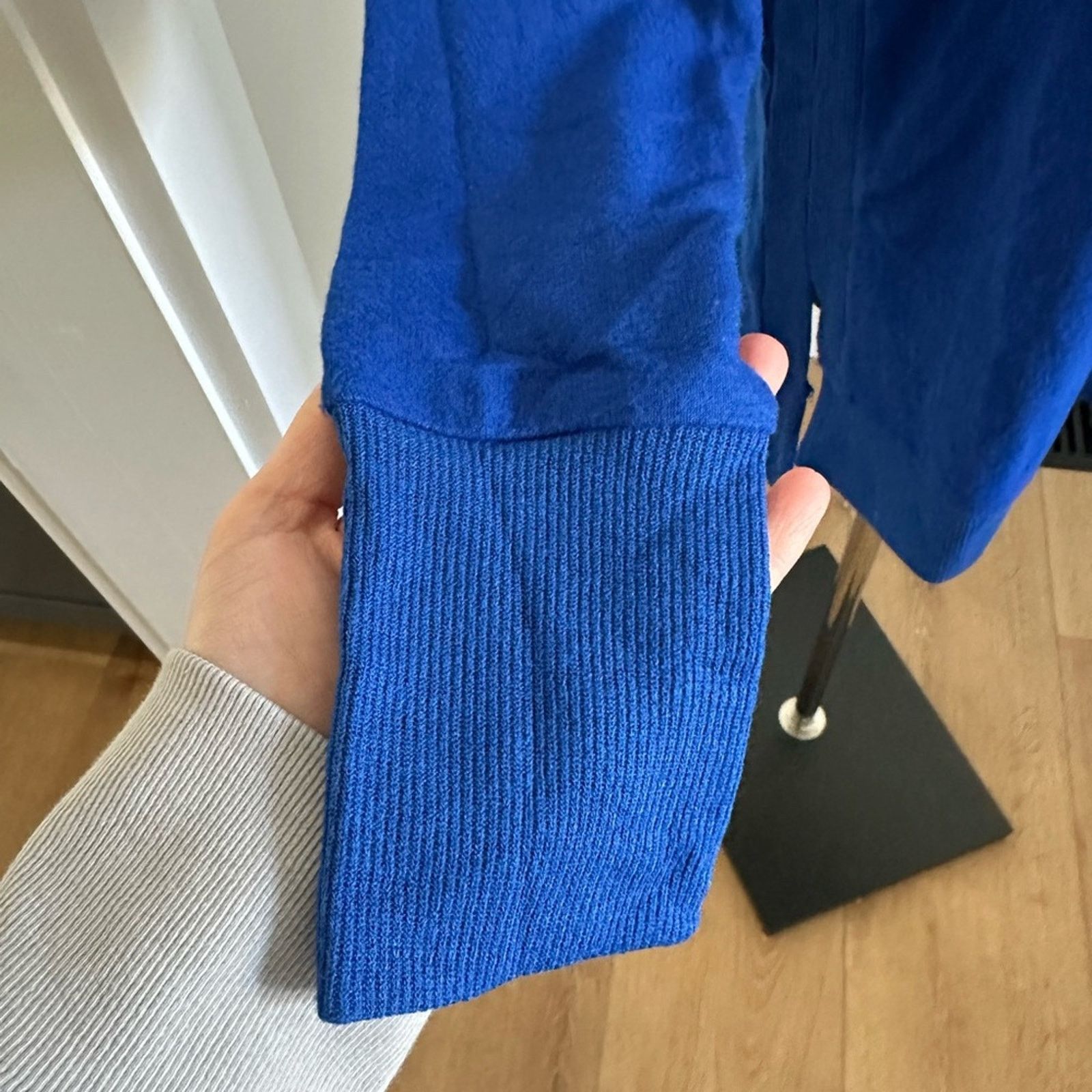 Nordstrom NWOT - Gibson Soft Sweater with rib knit detail - small blue Size S / US 4 / IT 40 - 5 Thumbnail