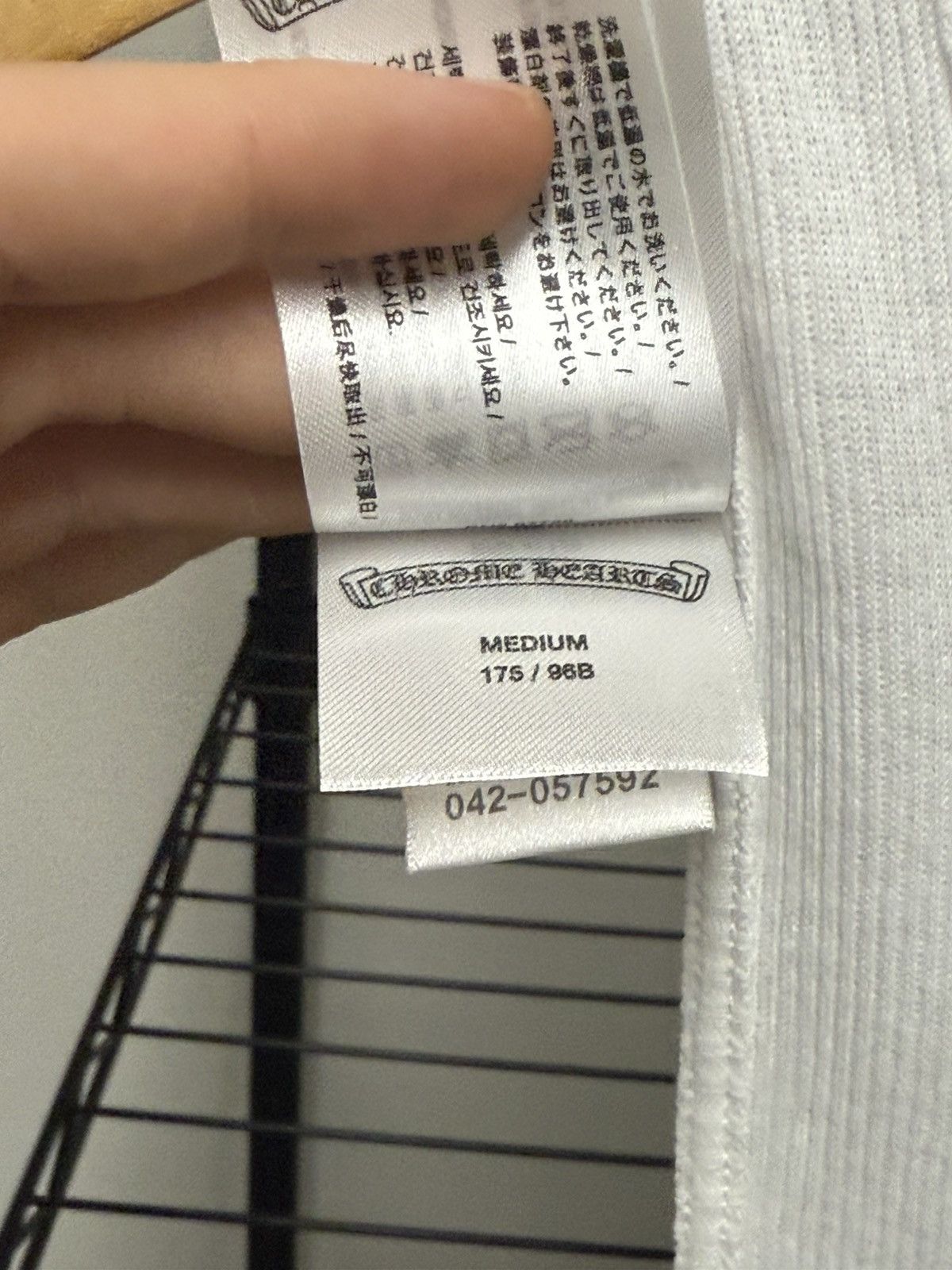 Chrome Hearts Chrome Hearts T-bar logo ribbed tank Size US M / EU 48-50 / 2 - 8 Thumbnail