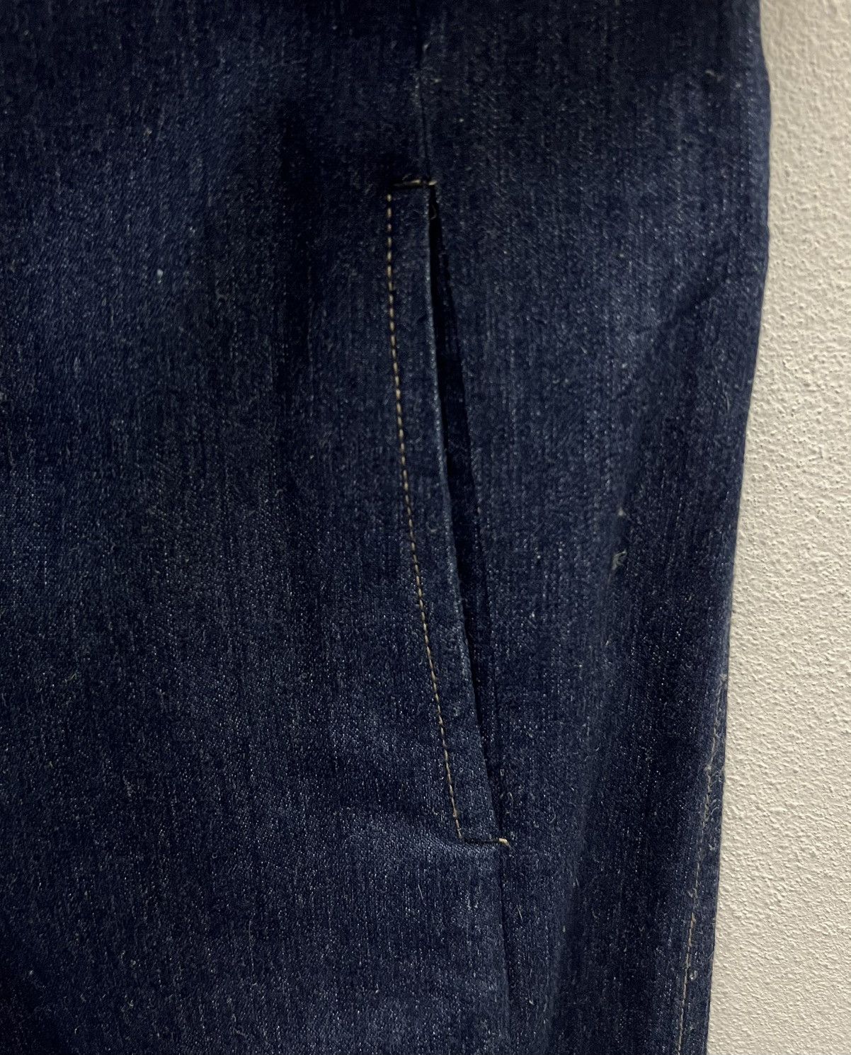 Japanese Brand × Vintage Snidel Dark Wash Wide-Leg Denim Overalls - Size 1 Size US 32 / EU 48 - 7 Thumbnail