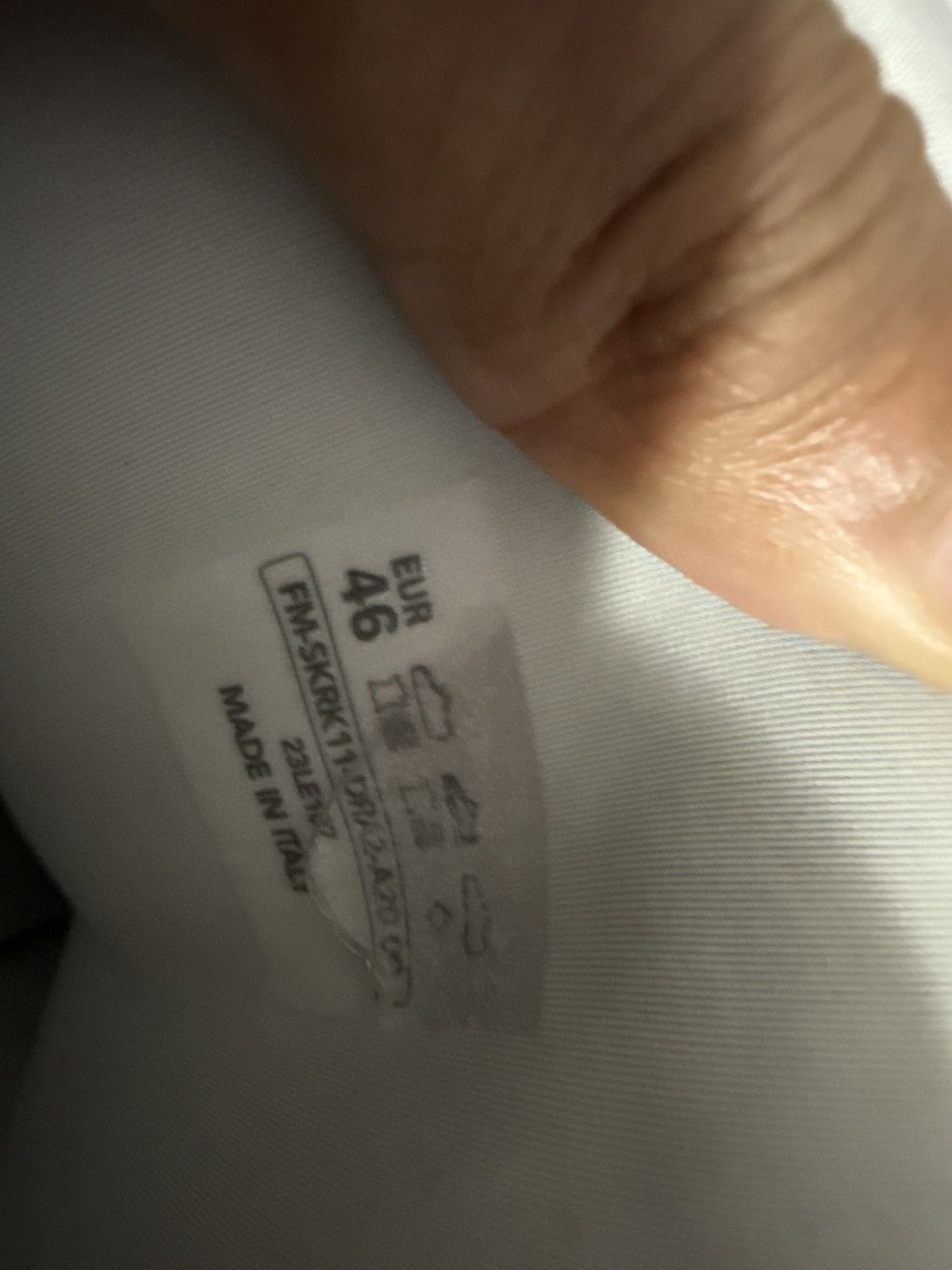 Lanvin Lanvin White & Gray Sneaker Size US 13 / EU 46 - 6 Thumbnail