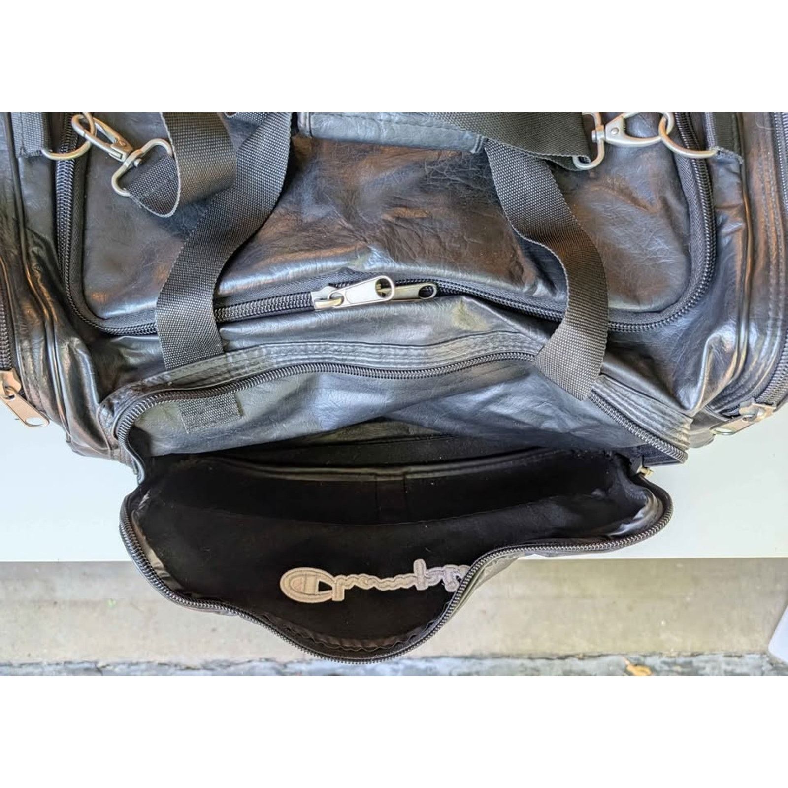 Champion Vintage Champion Leather Duffel Bag Size ONE SIZE - 6 Thumbnail