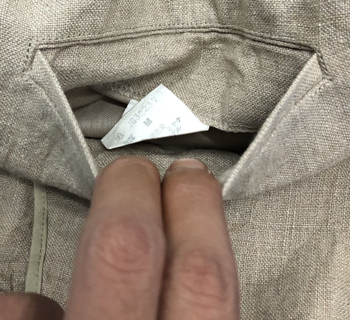 Issey Miyake × Japanese Brand × Vintage Vintage Issey Miyake Linen Blazer Size M / US 6-8 / IT 42-44 - 11 Thumbnail