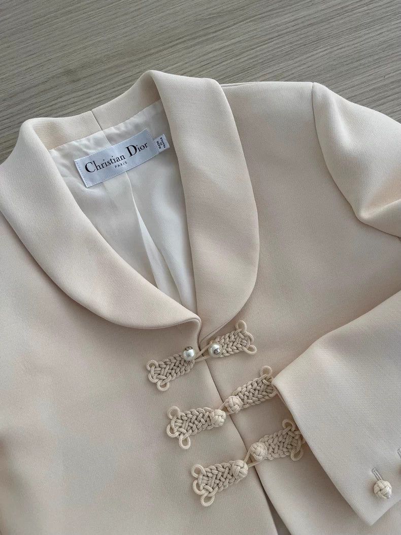 Dior Dior New Chinese-style white coat Size XS / US 0-2 / IT 36-38 - 4 Thumbnail