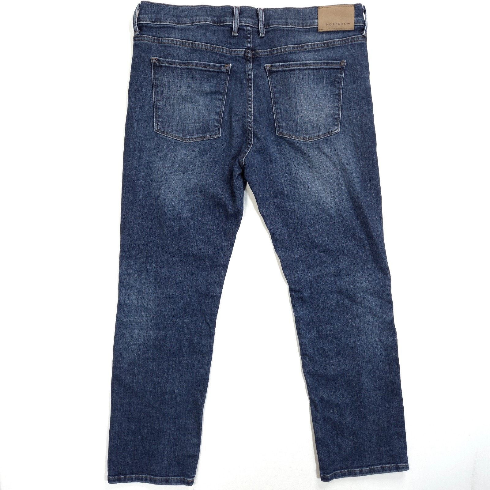 Mott & Bow Mott and Bow Slim Jeans Mens 38x30 Denim Stretch Dark Wash Size US 38 / EU 54 - 7 Thumbnail