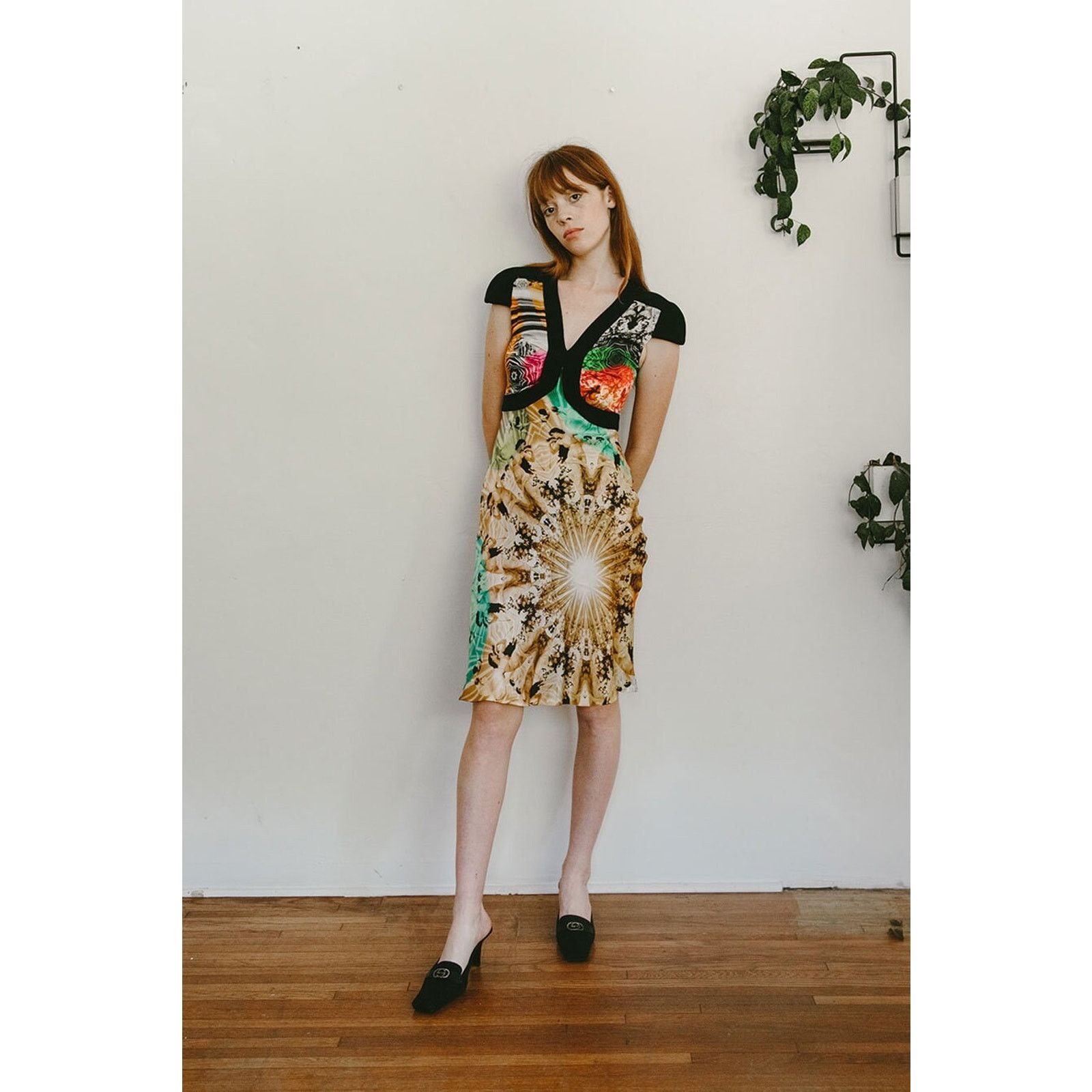 Jean Paul Gaultier RARE Jean Paul Gaultier Mixed Print Silk Dress Size XS / US 0-2 / IT 36-38 - 3 Thumbnail