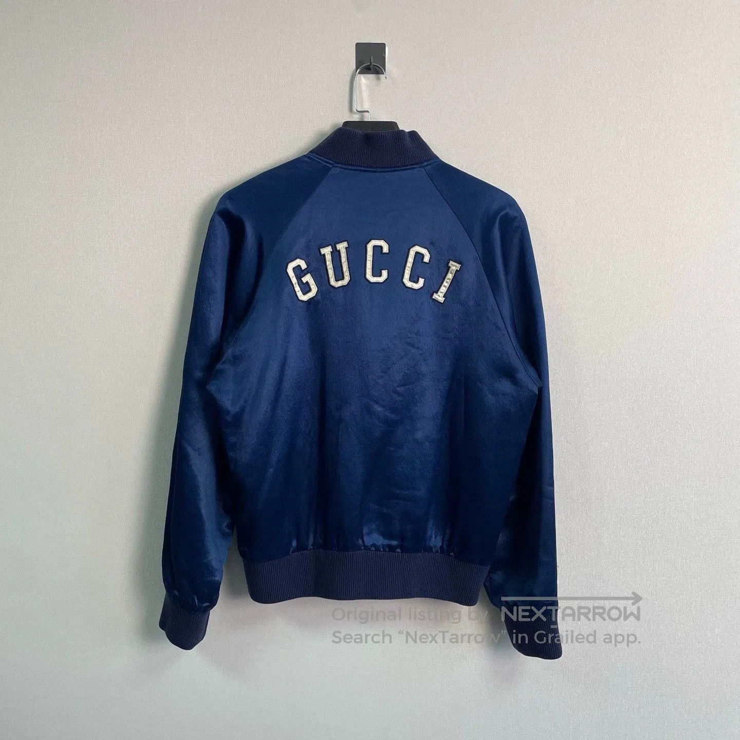 Gucci gucci ny embroidered letter jacket blue. Size US L / EU 52-54 / 3 - 2 Thumbnail