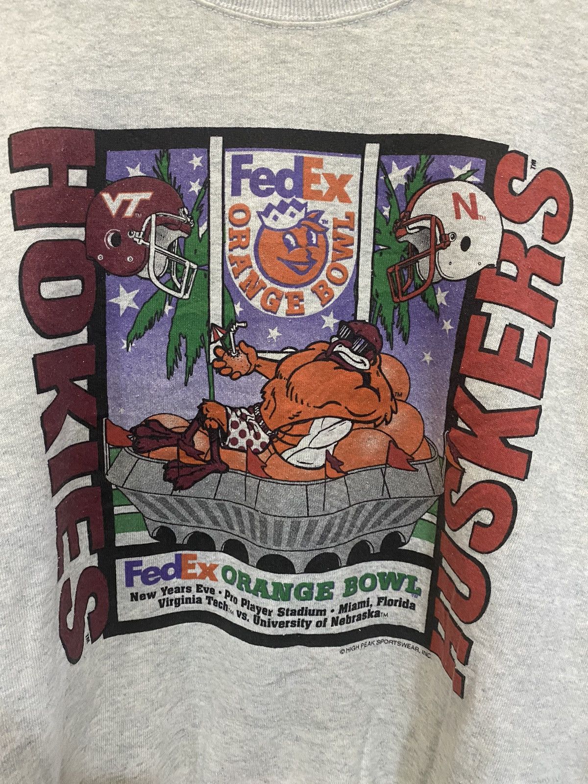 Vintage Vintage Fedex Orange Bowl Sweatshirt Size US S / EU 44-46 / 1 - 6 Thumbnail